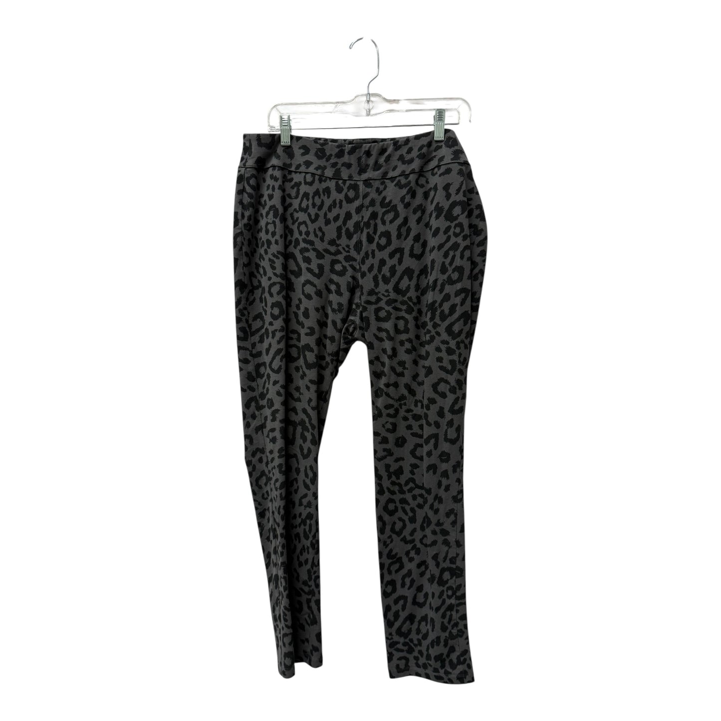 Pants Leggings By Susan Graver In Grey, Size:8