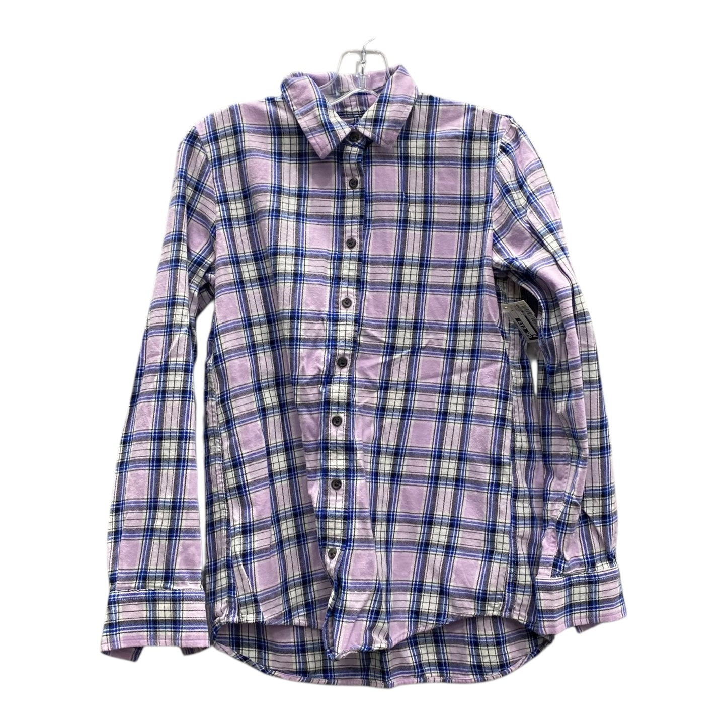 Blouse Ls By Lands End In Purple, Size:S