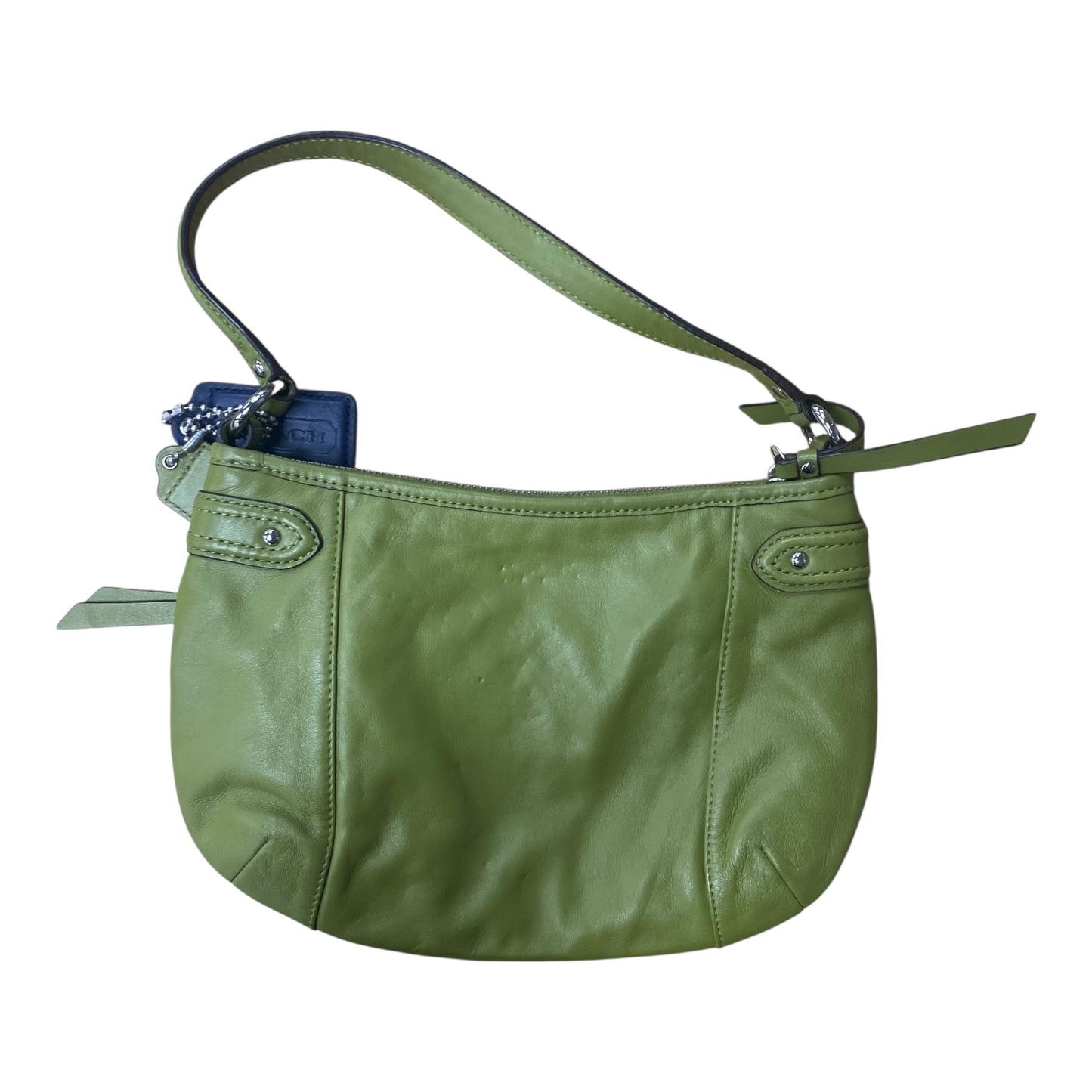 Handbag Designer By Coach In Green, Size:Medium