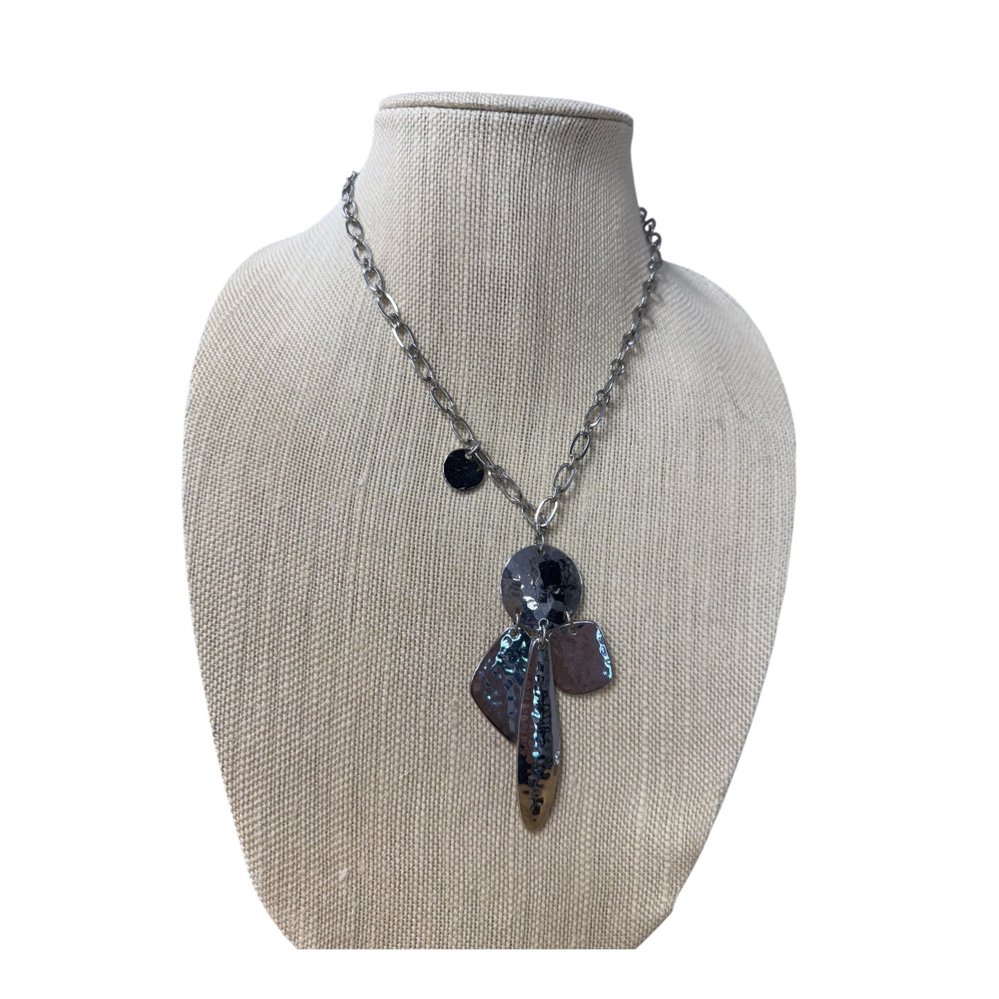Necklace Pendant By Chicos In Silver