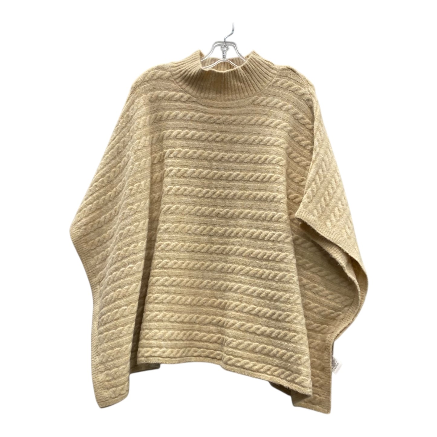 Poncho By Beachlunchlounge In Tan, Size:Xl