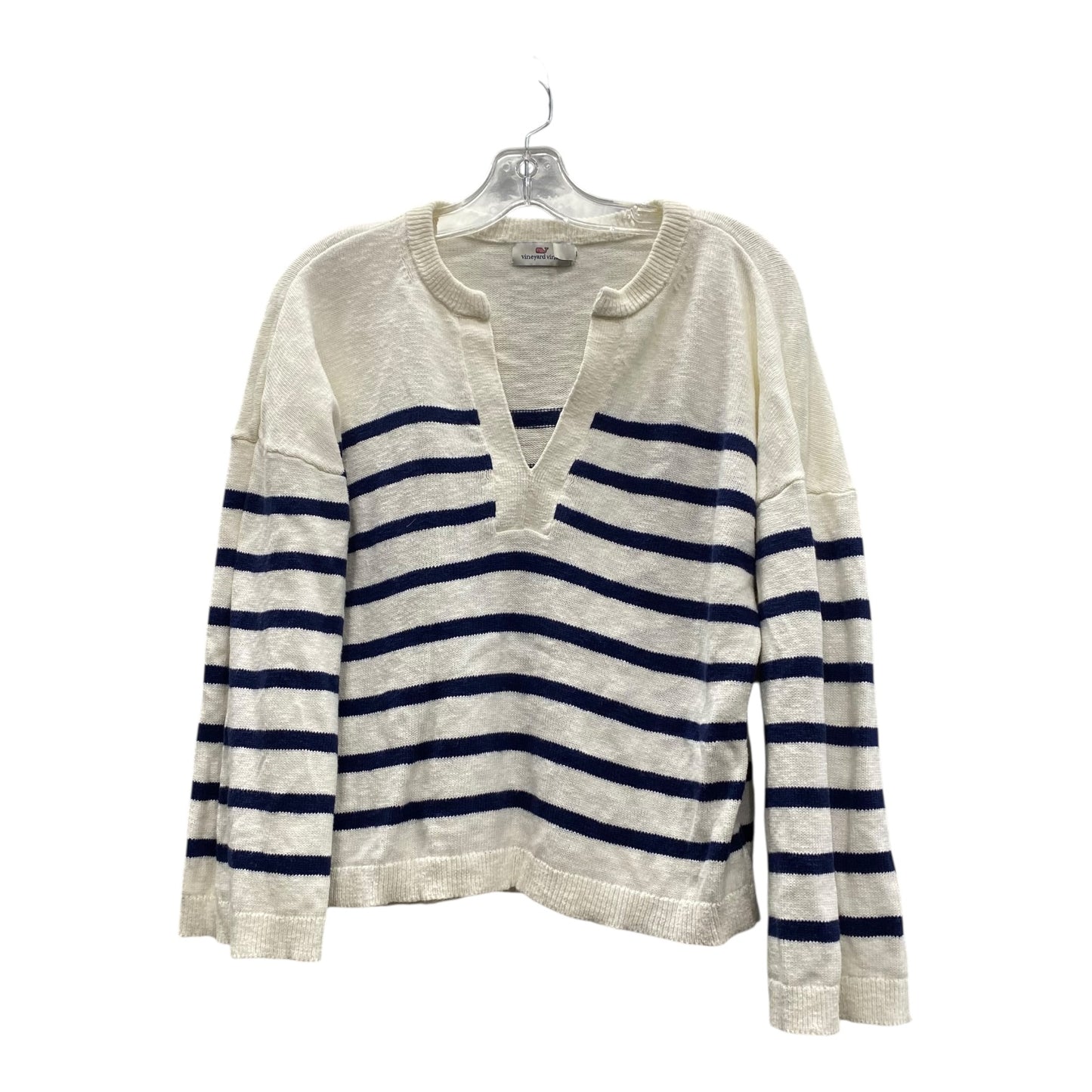 Sweater By Vineyard Vines In White, Size:S