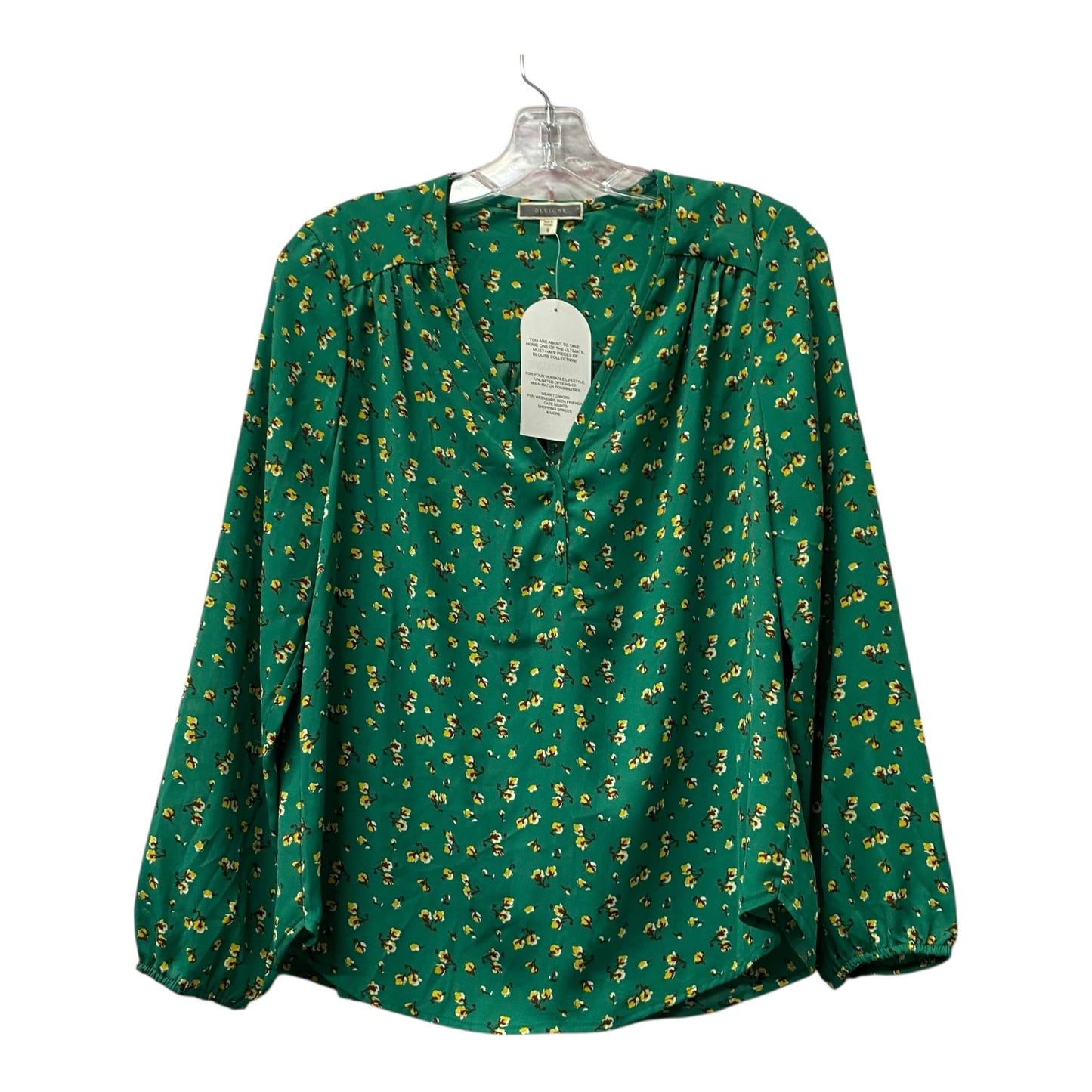 Top Ls By Pleione In Green, Size:S