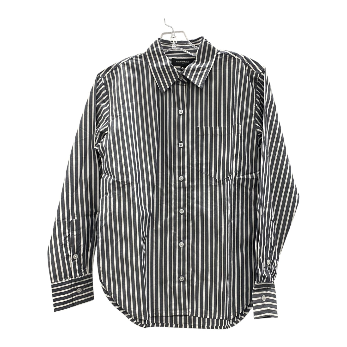 Top Ls By Banana Republic In Grey & White, Size:Xs