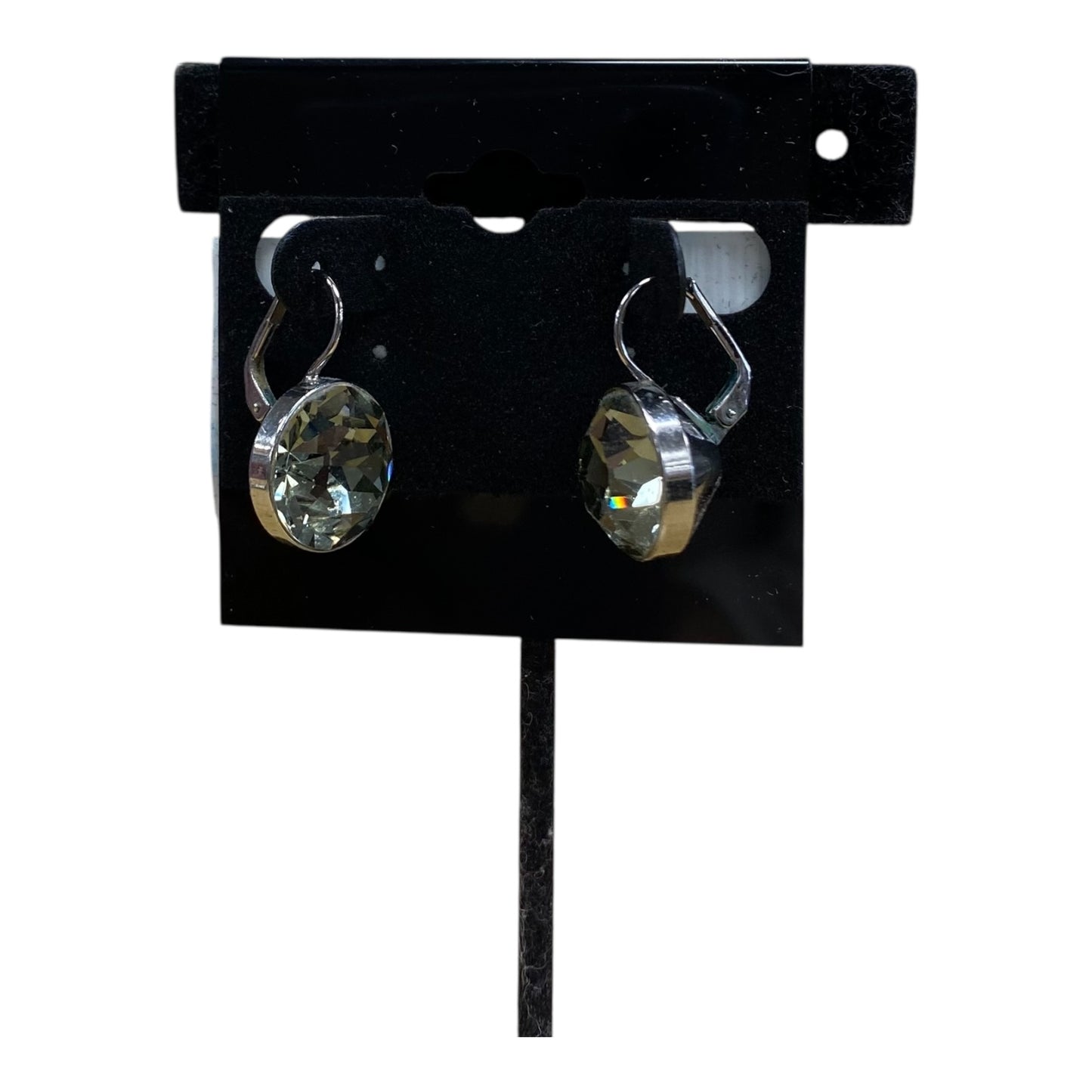 Earrings Designer By Swarovski In Silver