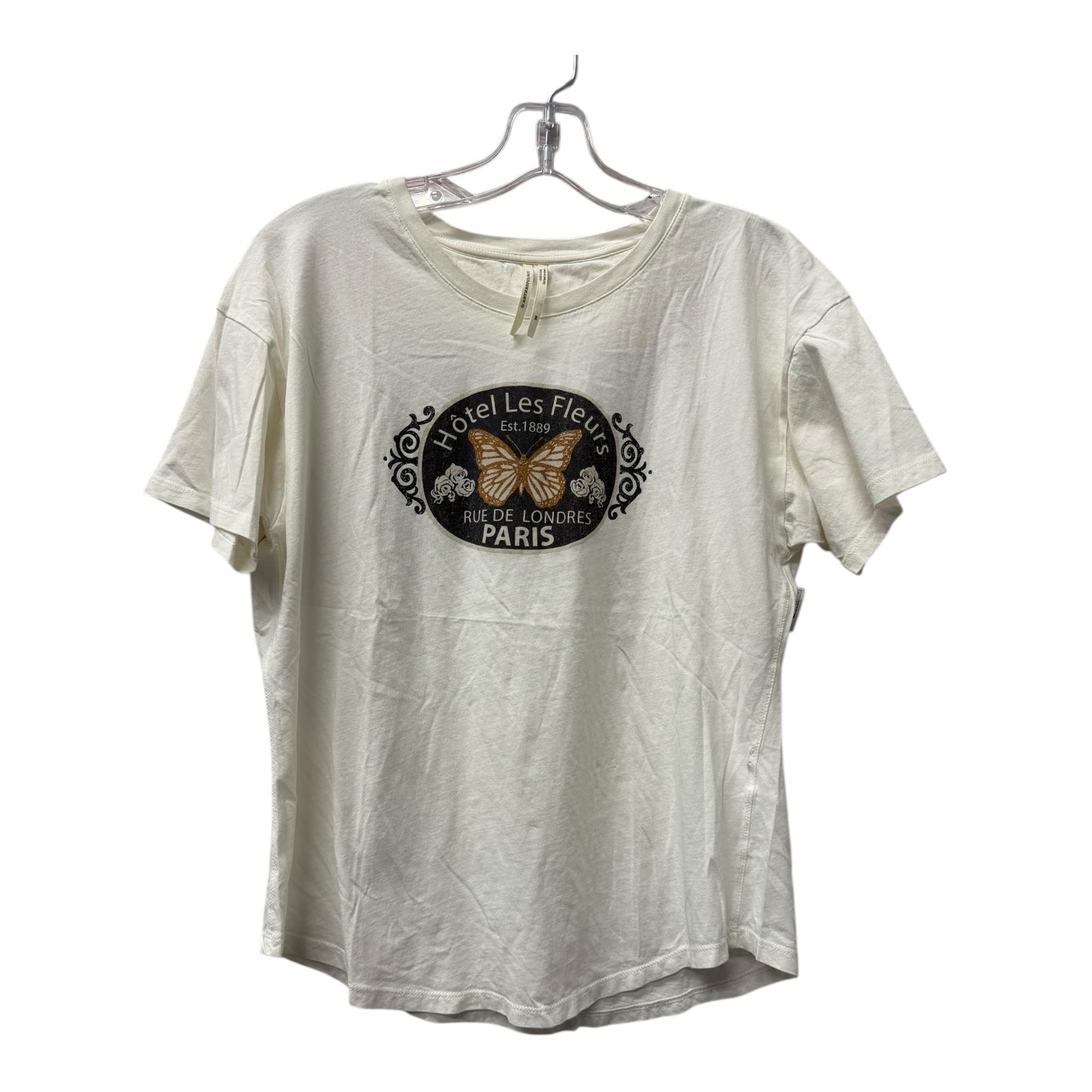 Top Ss By Anthropologie In Ivory, Size:Xs