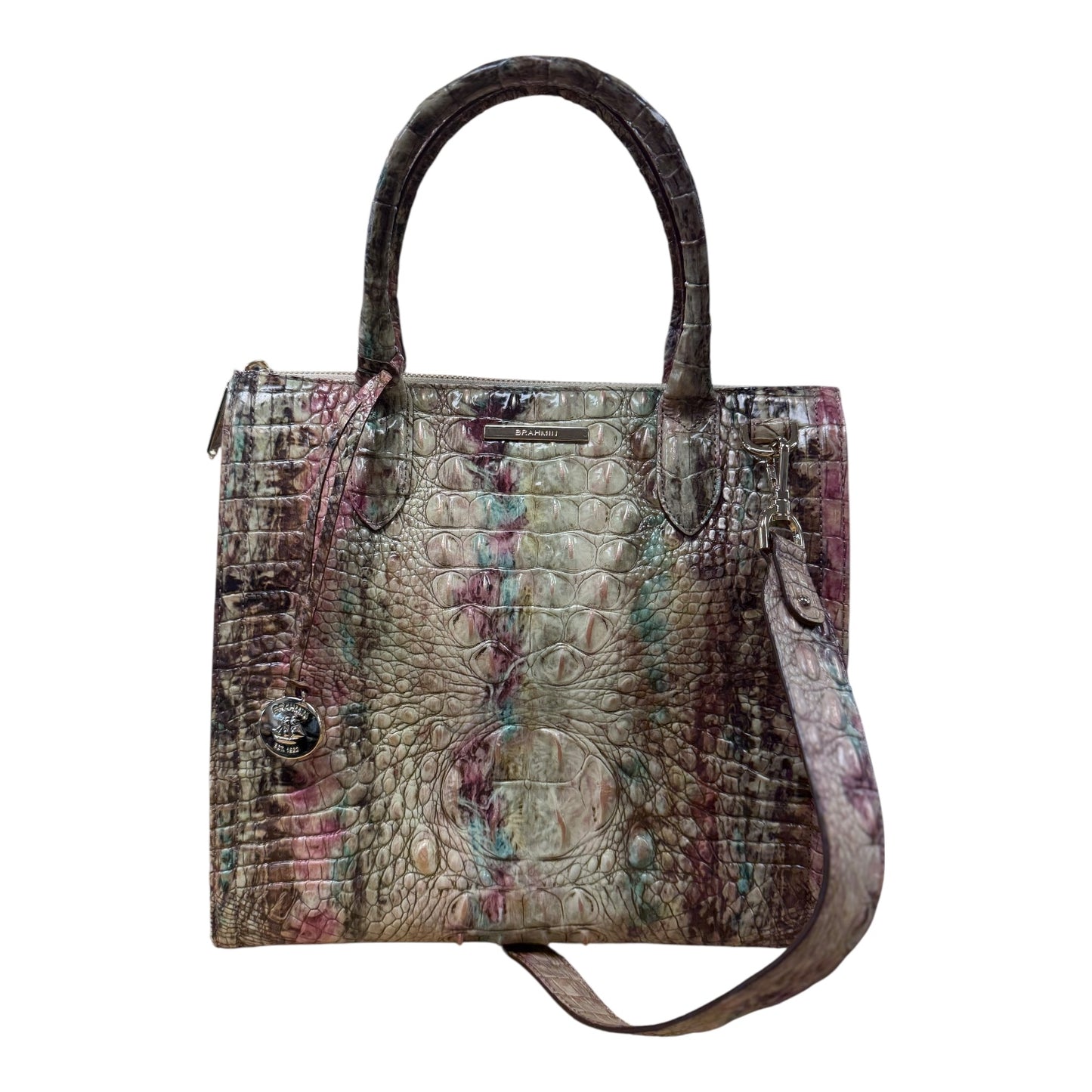 Handbag Designer By Brahmin In Multi, Size:Large