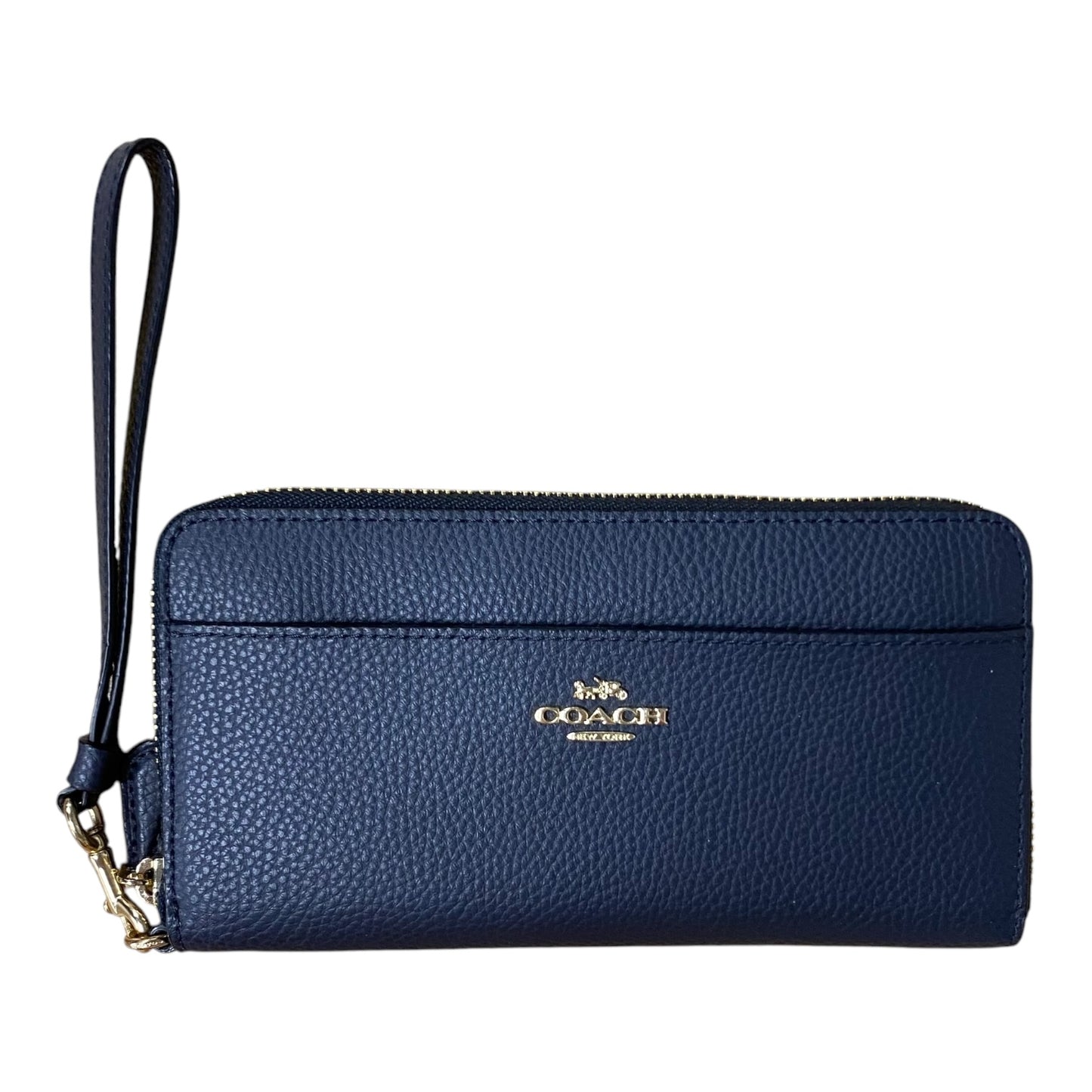 Wristlet Designer By Coach In Blue, Size:Medium