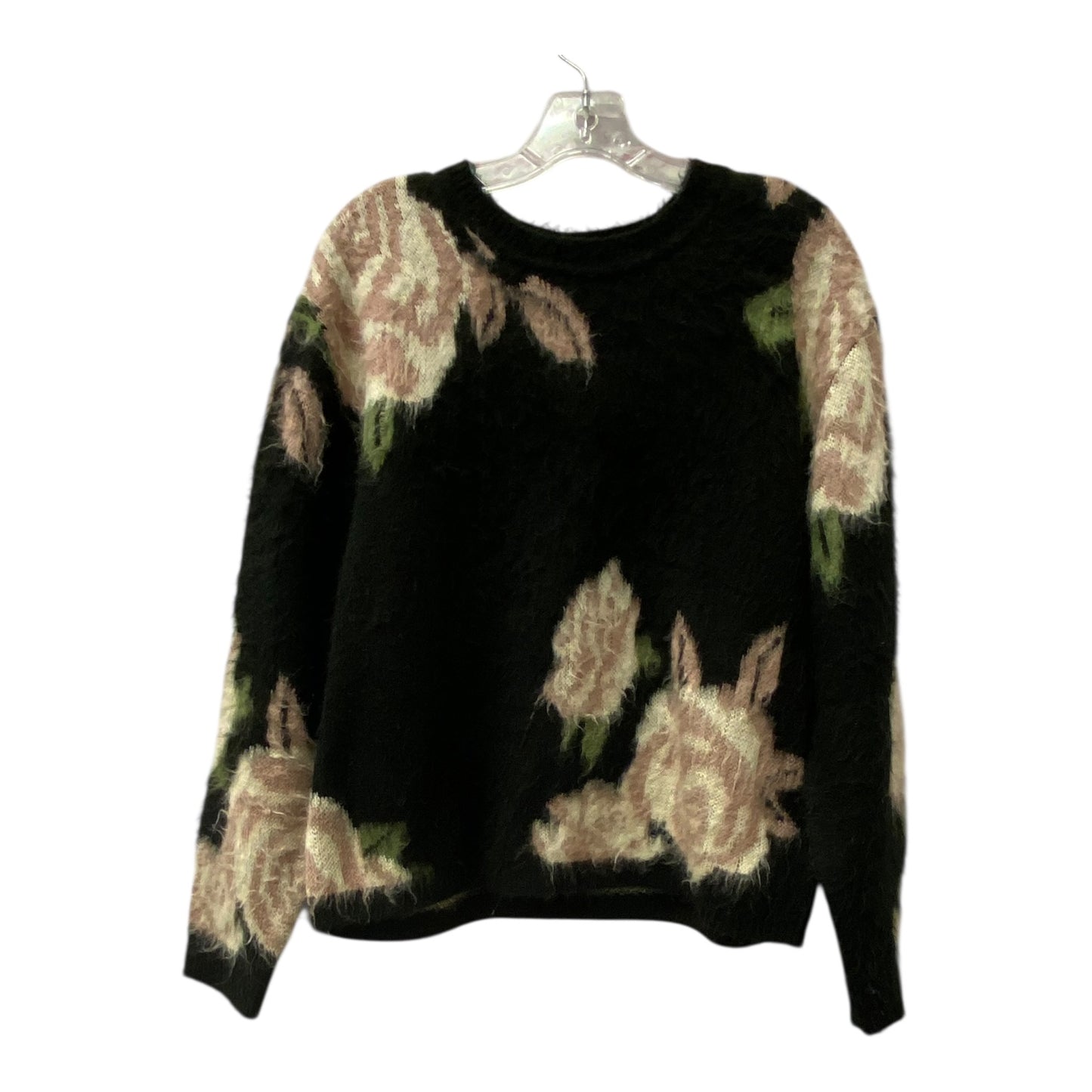 Sweater By Liverpool In Black & Pink, Size:M