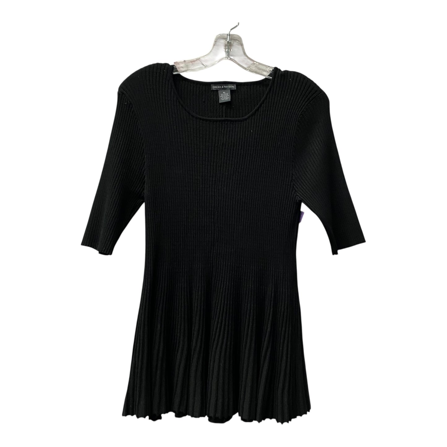 Top Ss By Chelsea And Theodore In Black, Size:Xl