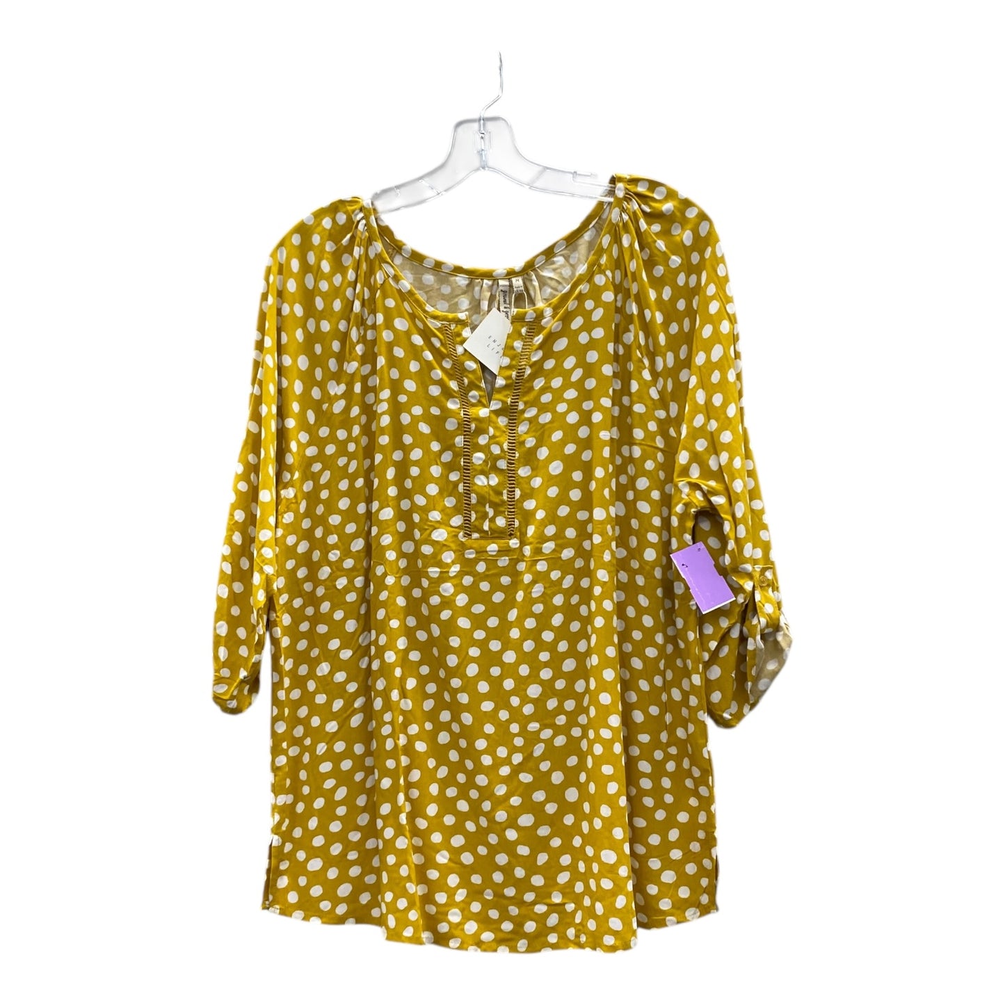 Top Ls By Grand And Greene In Yellow, Size:M