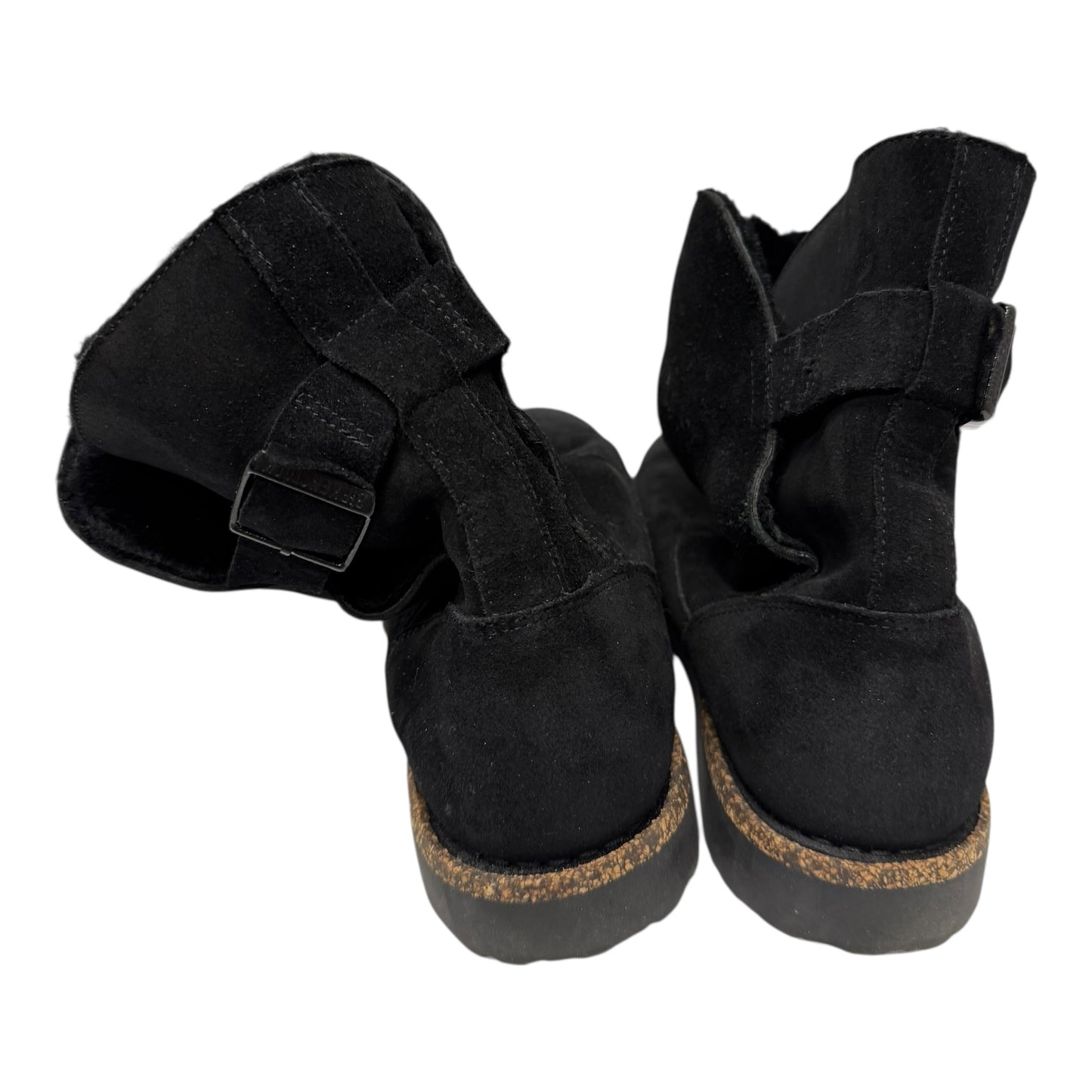 Boots Ankle Flats By Birkenstock In Black, Size:8.5