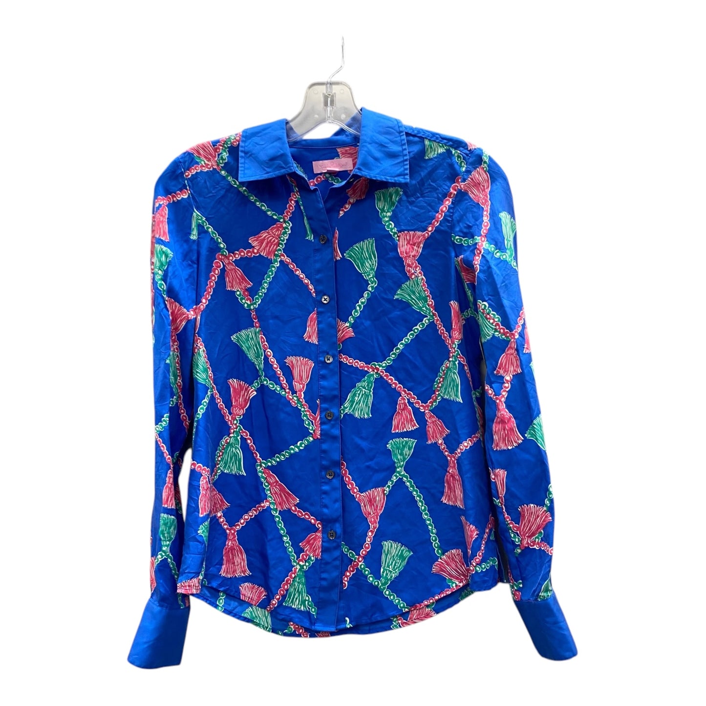 Top Ls Designer By Lilly Pulitzer In Blue, Size:Xs