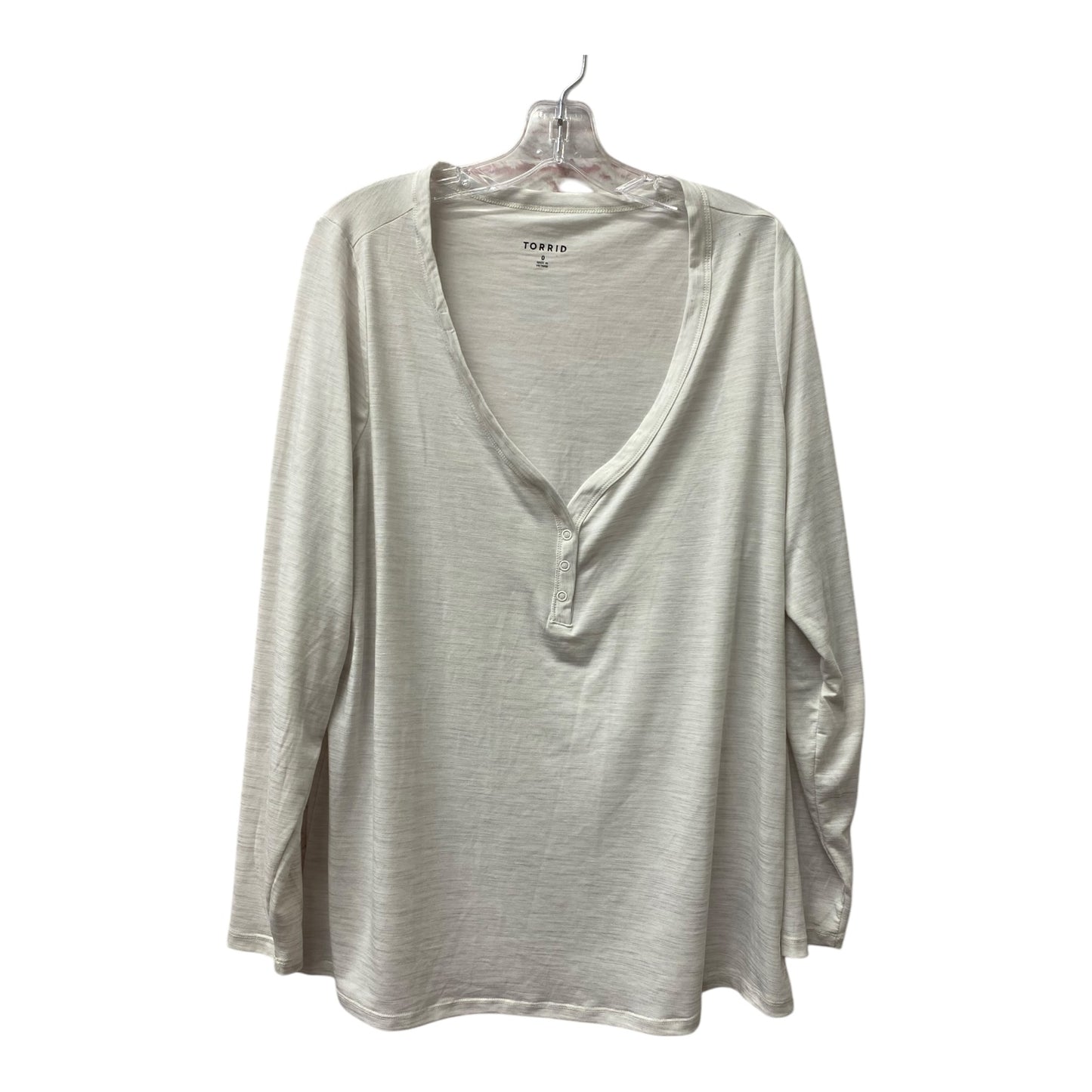 Top Ls By Torrid In Grey & White, Size:L