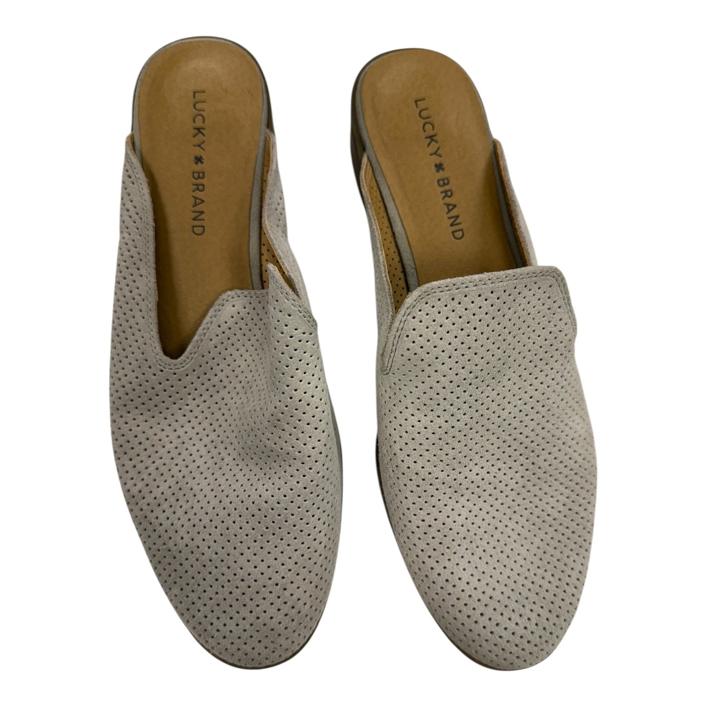 Shoes Flats By Lucky Brand In Grey, Size:9