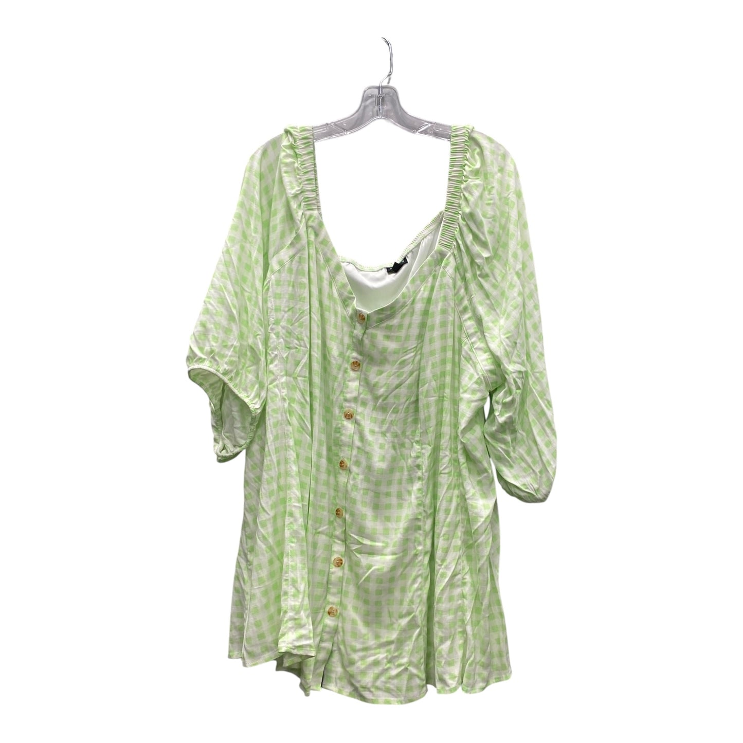 Top Ss By Torrid In Green & White, Size:6X