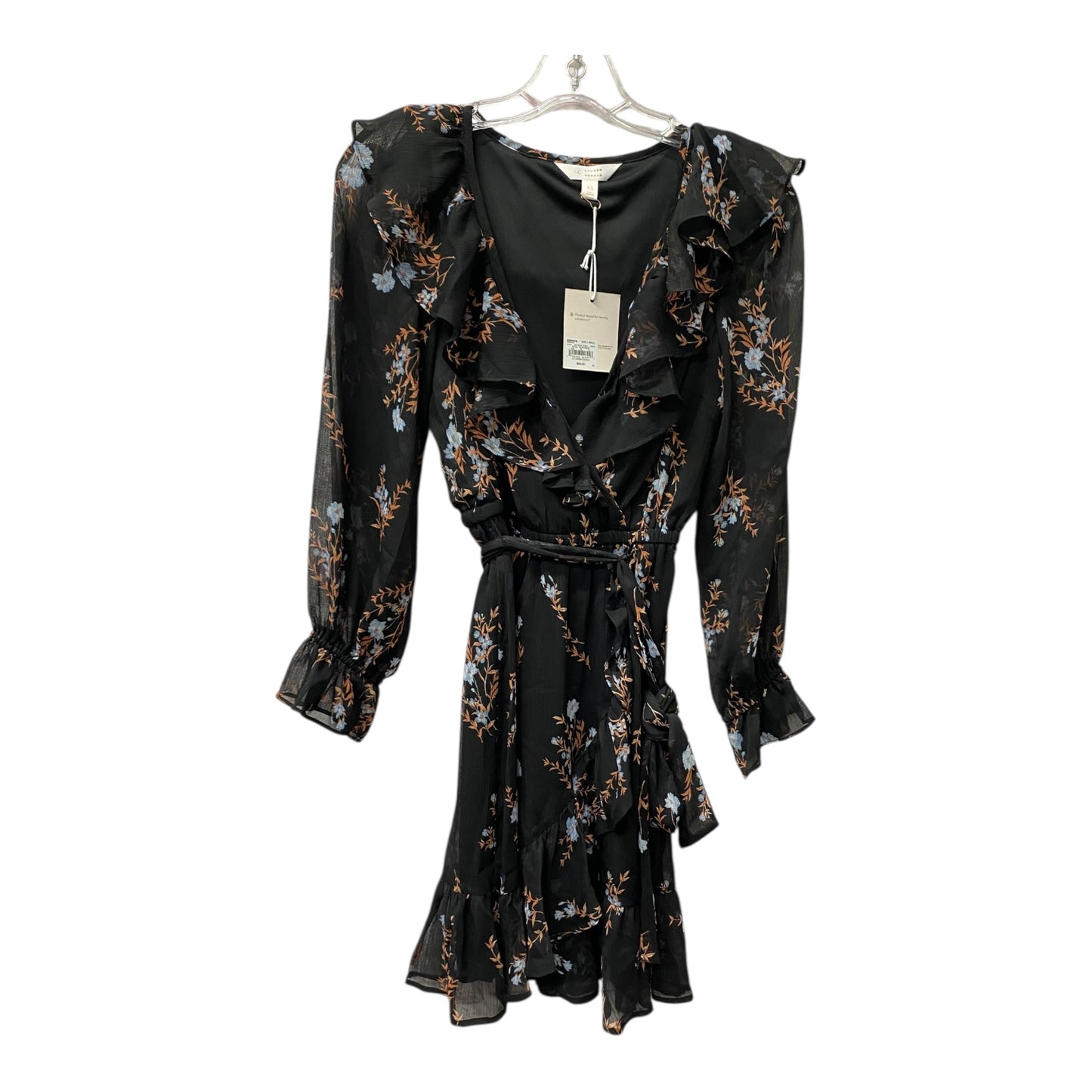 Dress Casual Midi By Lc Lauren Conrad In Black, Size:Xs