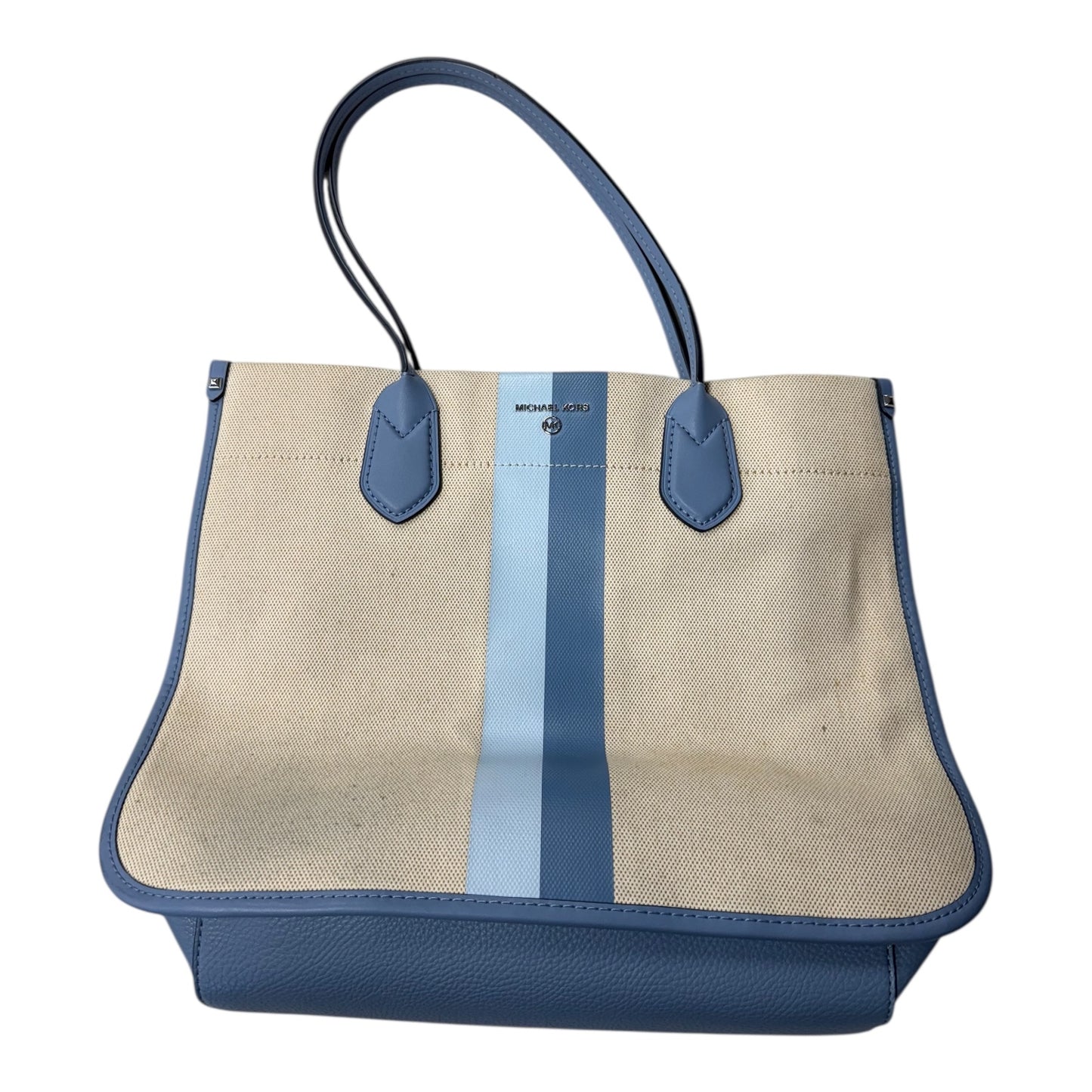 Tote Designer By Michael Kors In Blue, Size:Medium