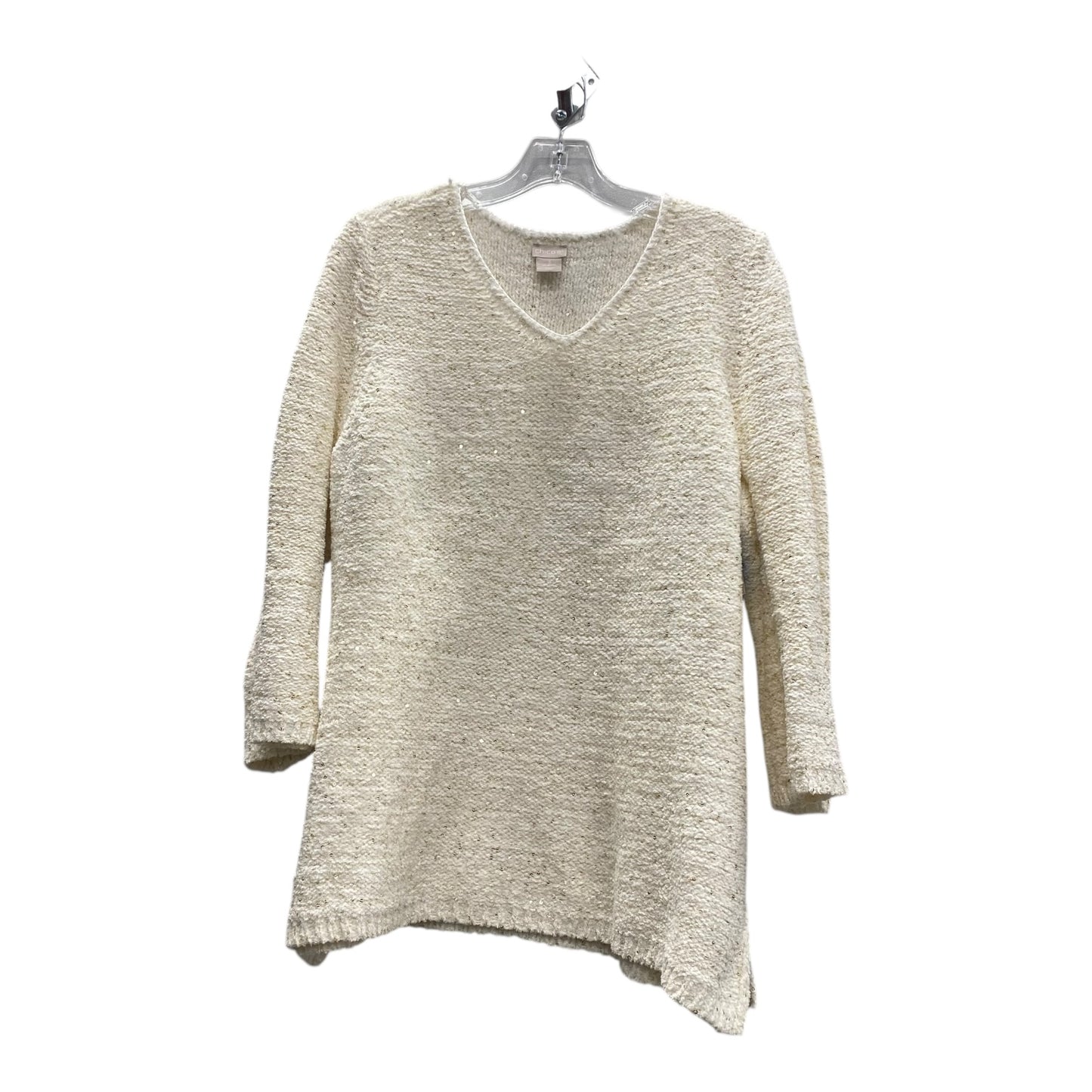 Sweater By Chicos In Cream, Size:Xl