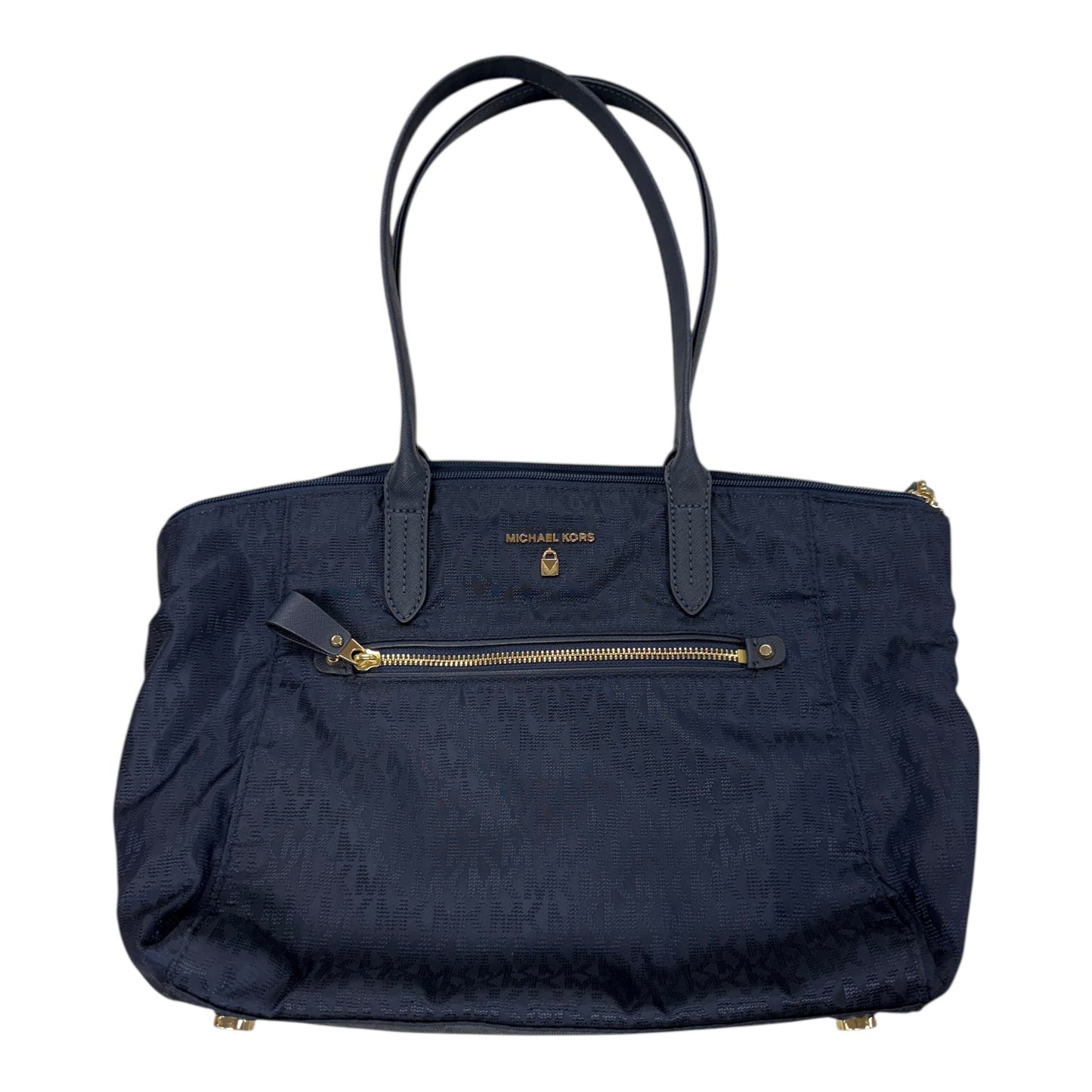 Handbag Designer By Michael Kors In Blue, Size:Medium