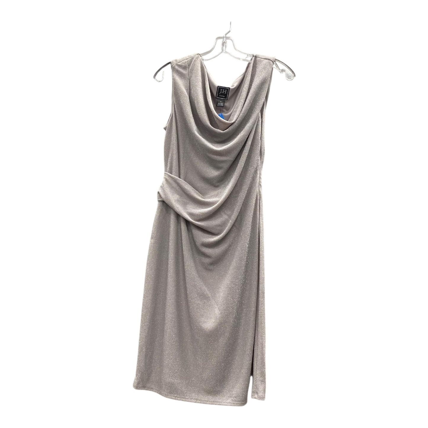 Dress Party Midi By JH Evenings In Silver, Size:L