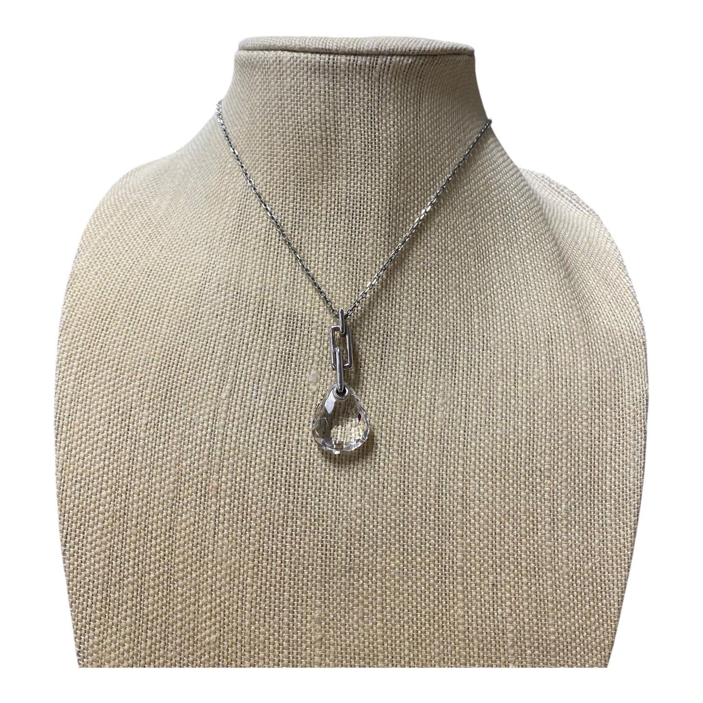 Necklace Designer By Swarovski In Silver