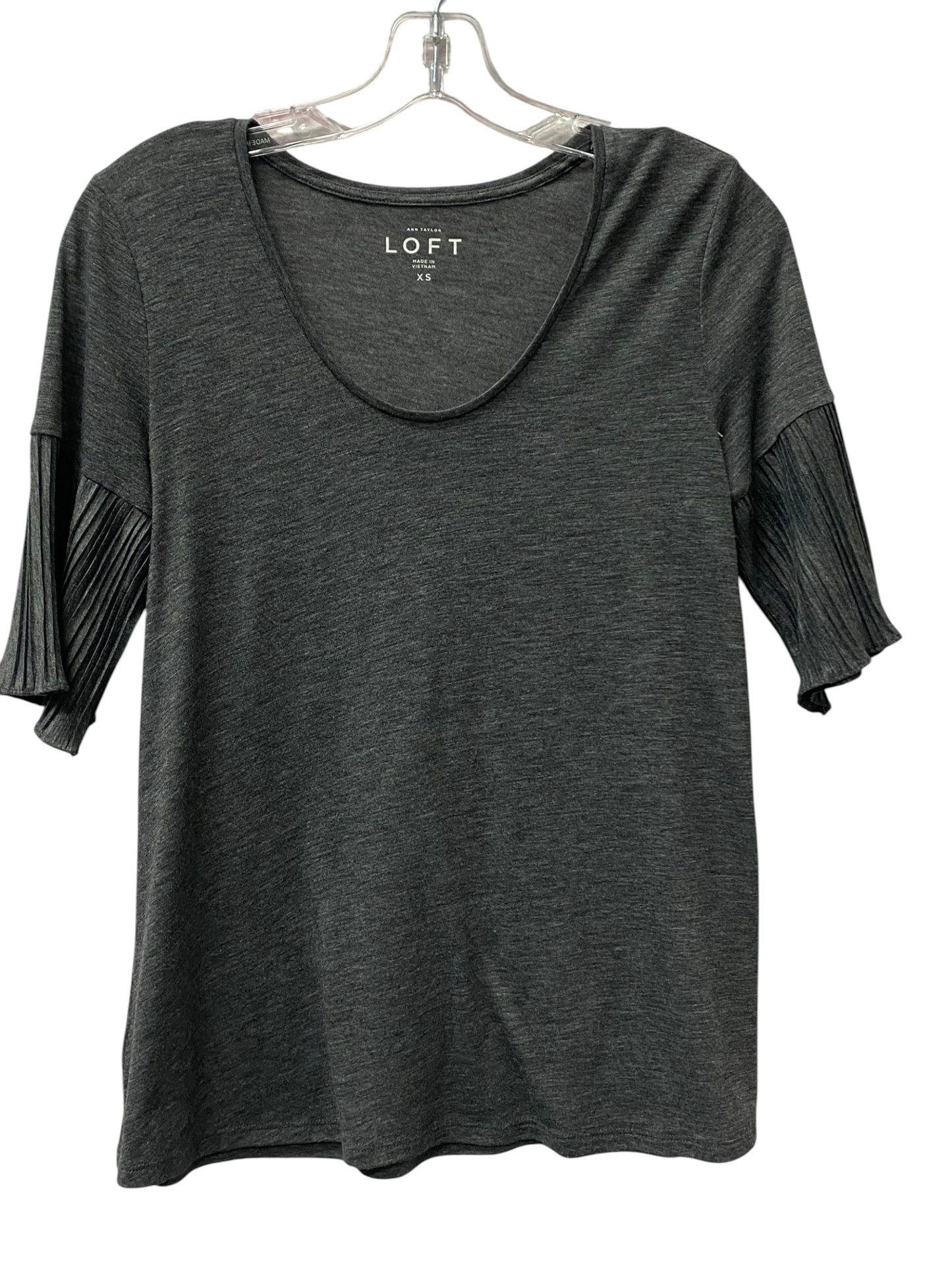 Top Ss By Loft In Grey, Size:Xs