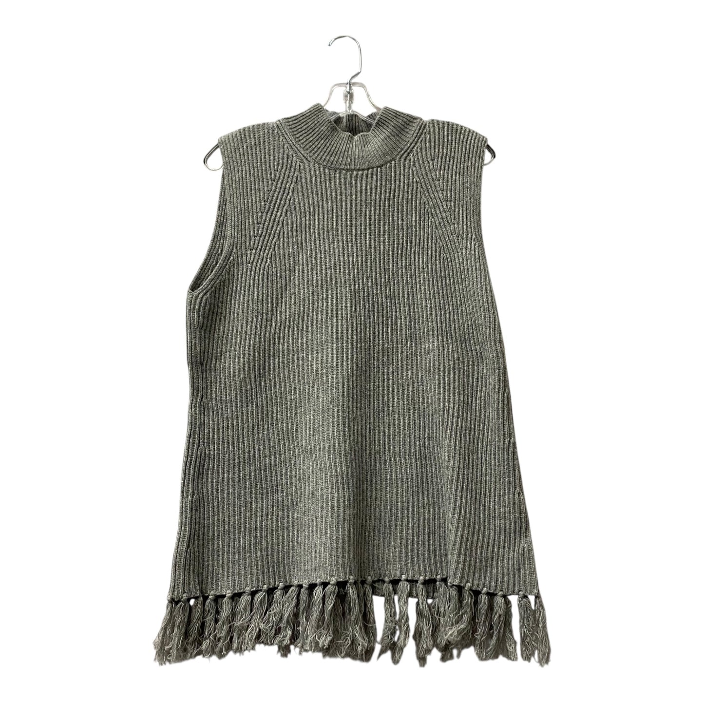 Sweater Designer By Milly In Grey, Size:L