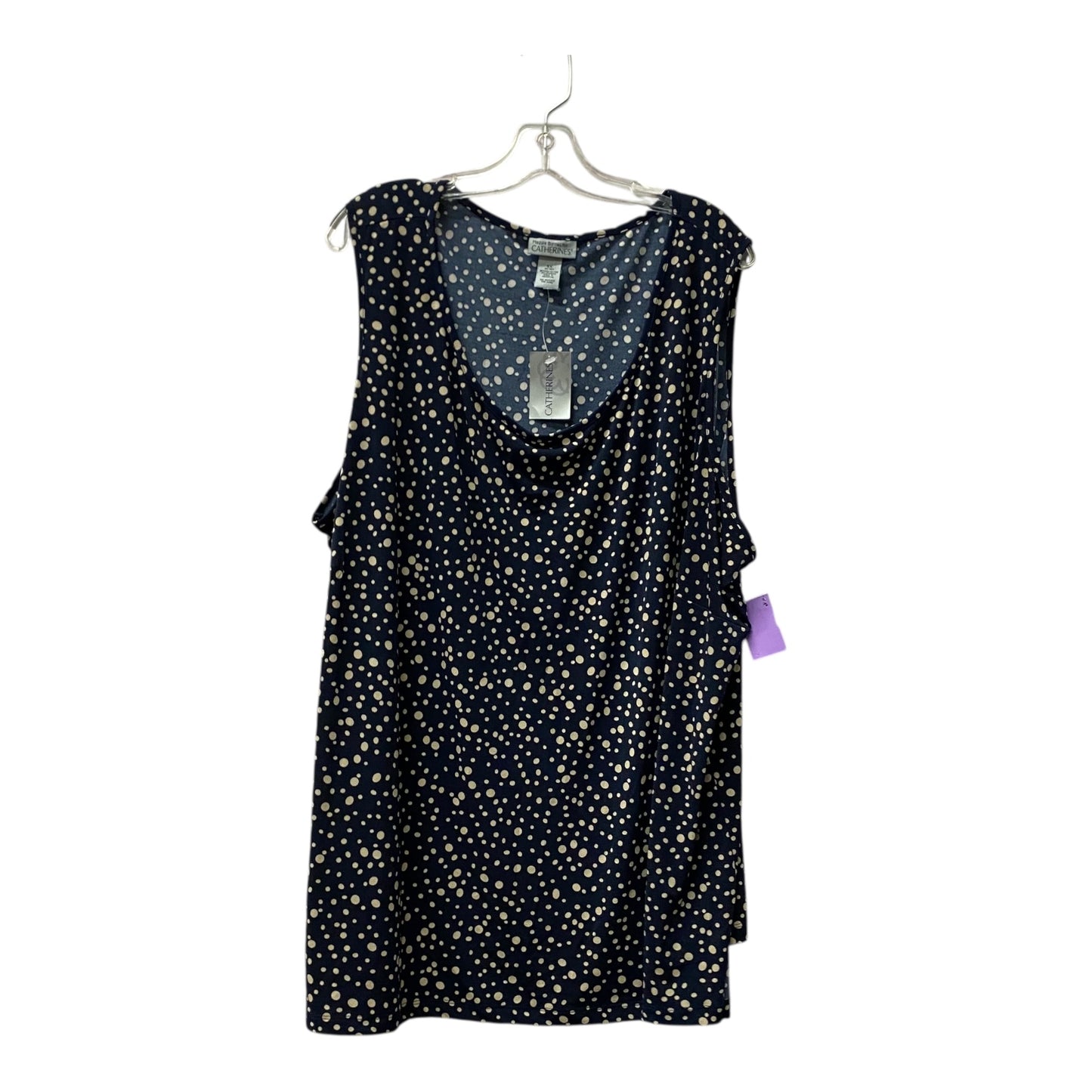 Top Sleeveless By Catherines In Blue, Size:5