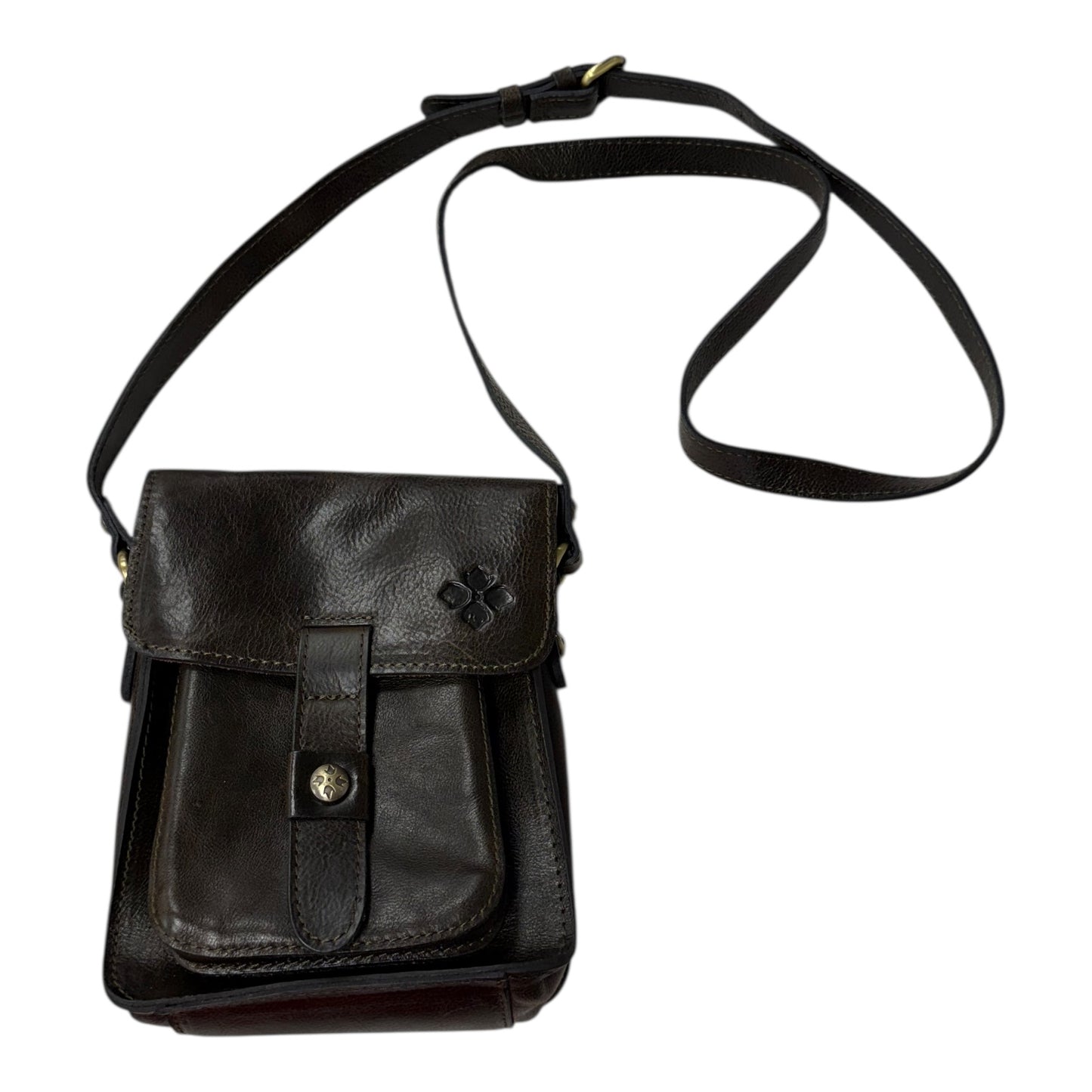 Crossbody Designer By Patricia Nash In Brown, Size:Small