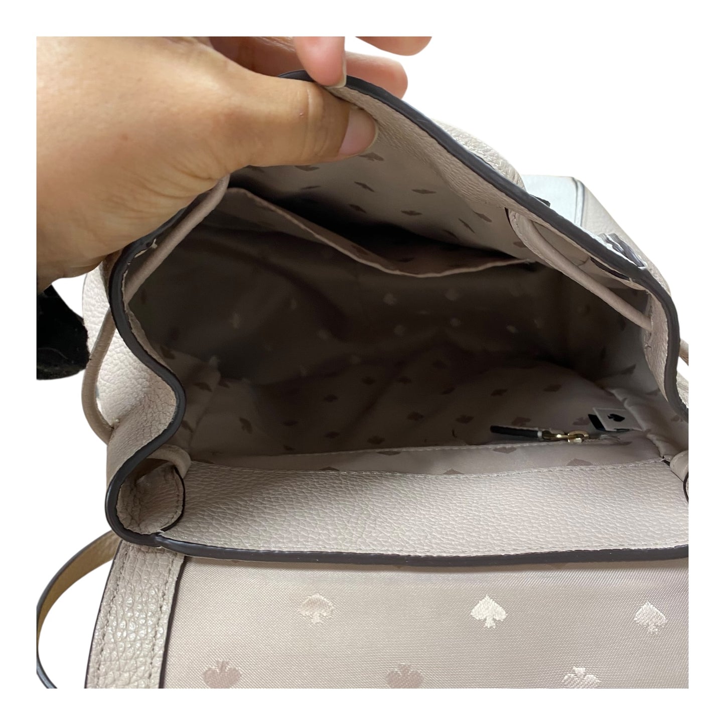 Backpack Designer By Kate Spade In Tan, Size:Small
