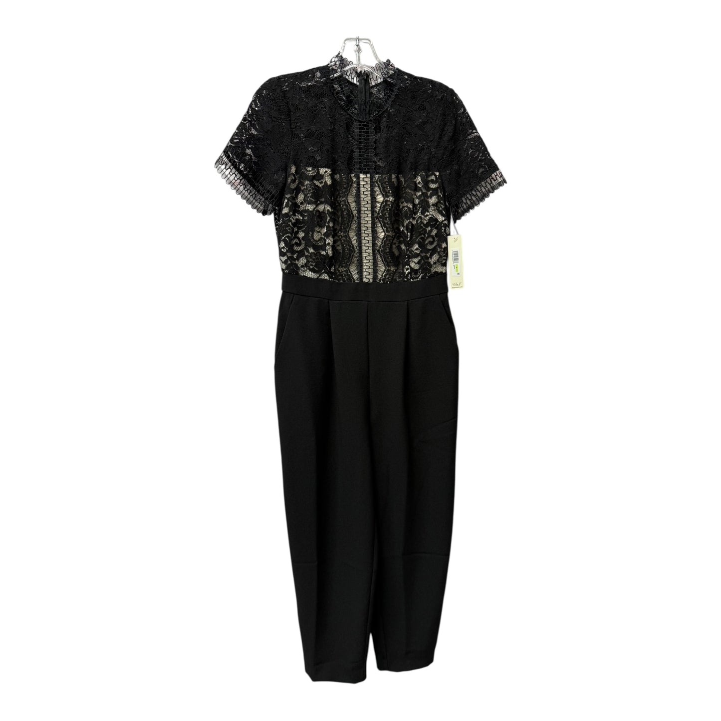 Jumpsuit By Eliza J In Black & Cream, Size:S