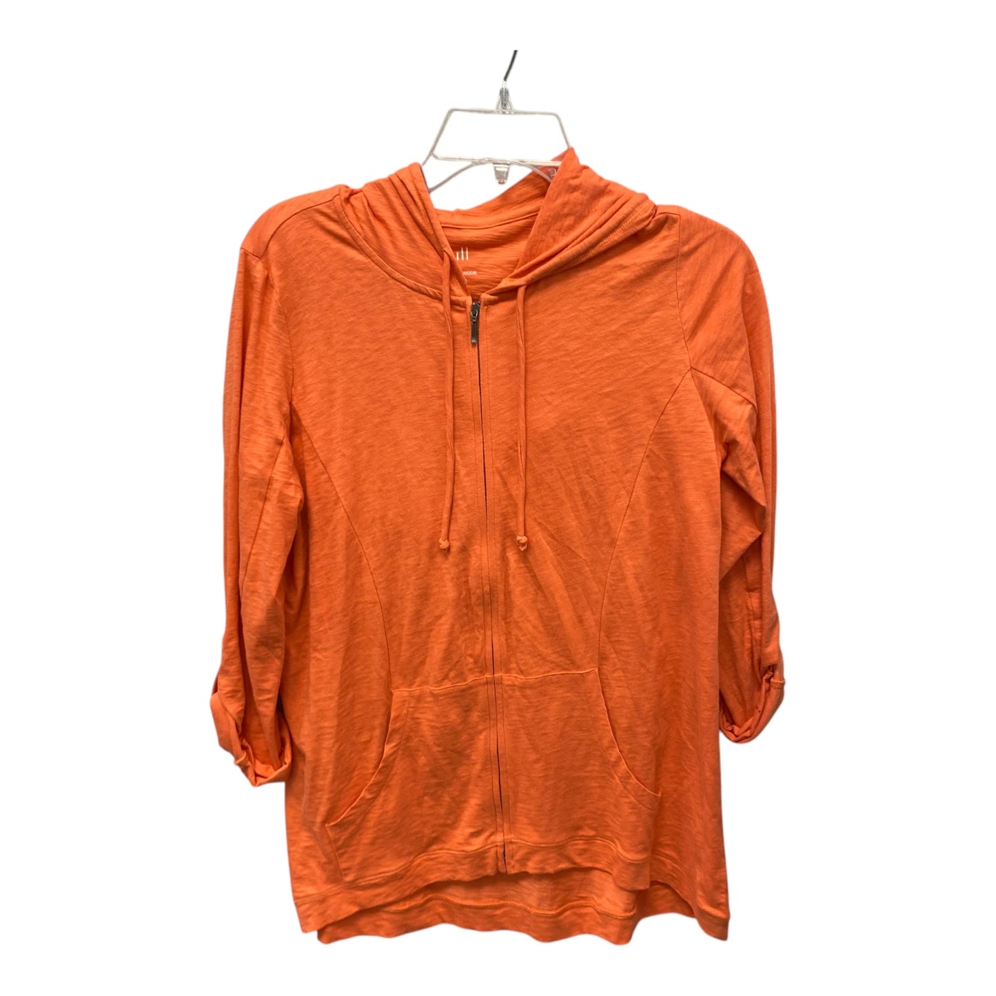 Athletic Jacket By J. Jill In Orange, Size:S