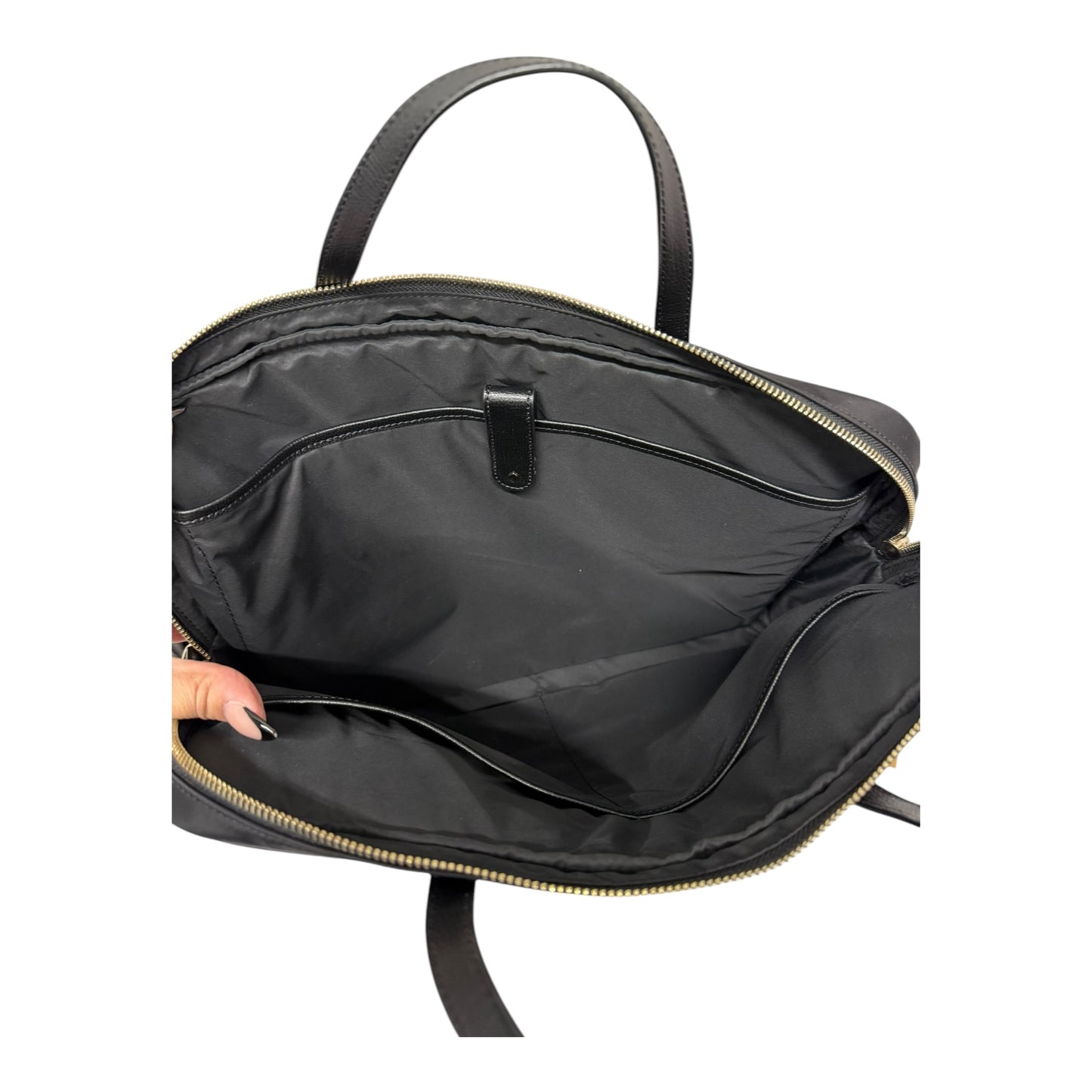 Laptop Bag Designer By Kate Spade In Black, Size:Large