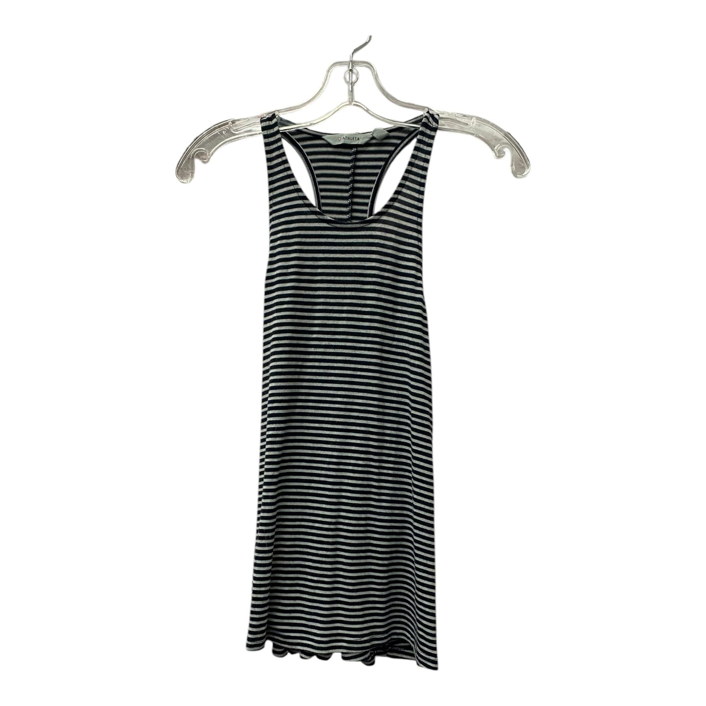 Athletic Tank Top By Athleta In Black & White, Size:Xxs