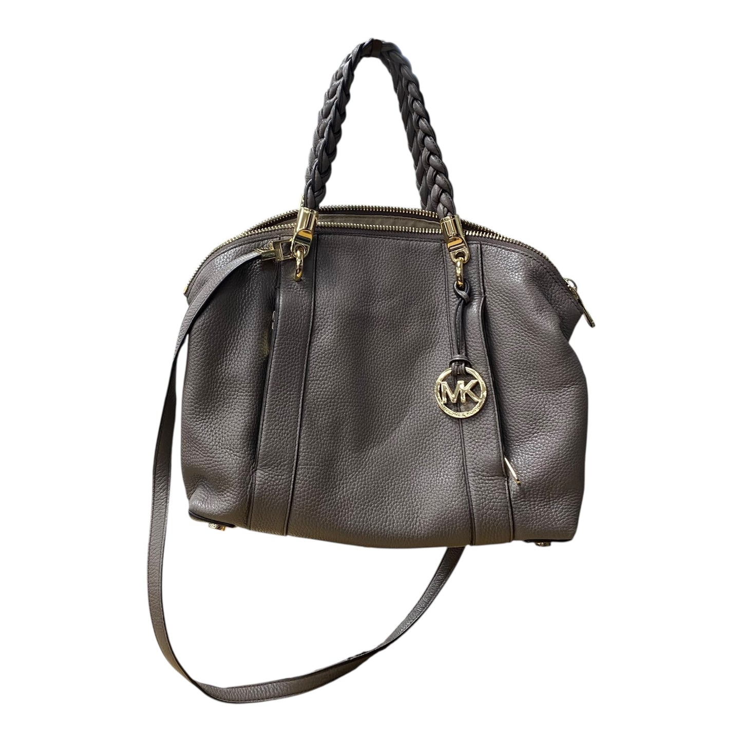 Handbag Designer By Michael Kors In Taupe, Size:Large