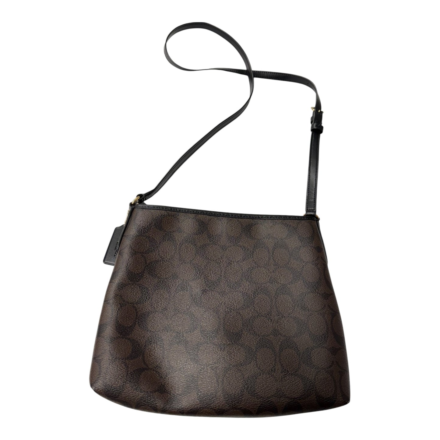 Crossbody Designer By Coach In Brown, Size:Medium