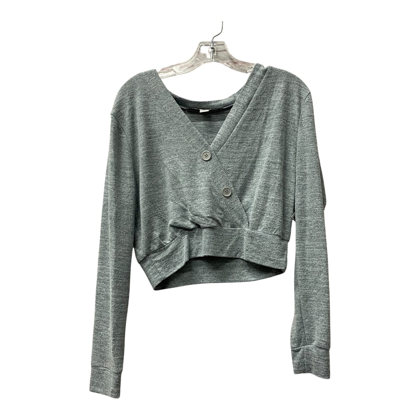 Top Ls By Hyfve In Grey, Size:M