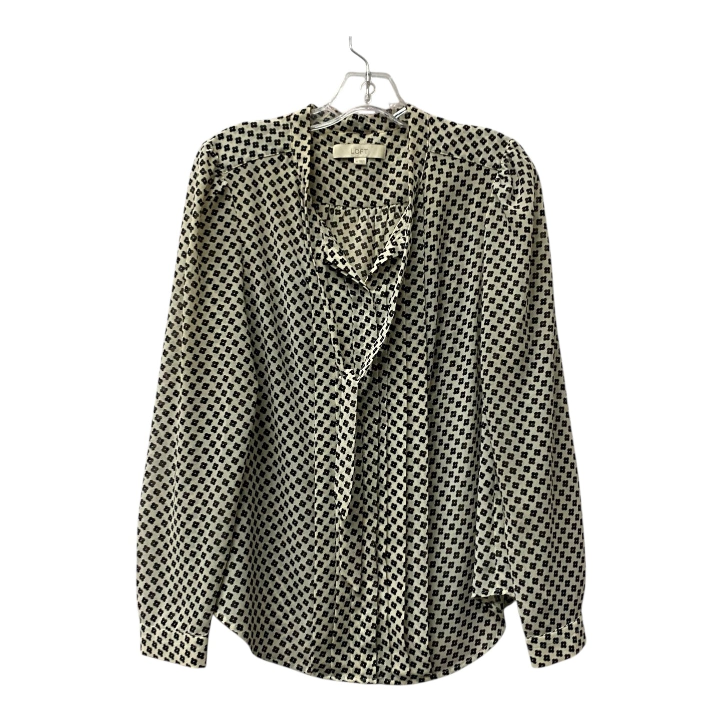 Top Ls By Loft In Black & Tan, Size:M