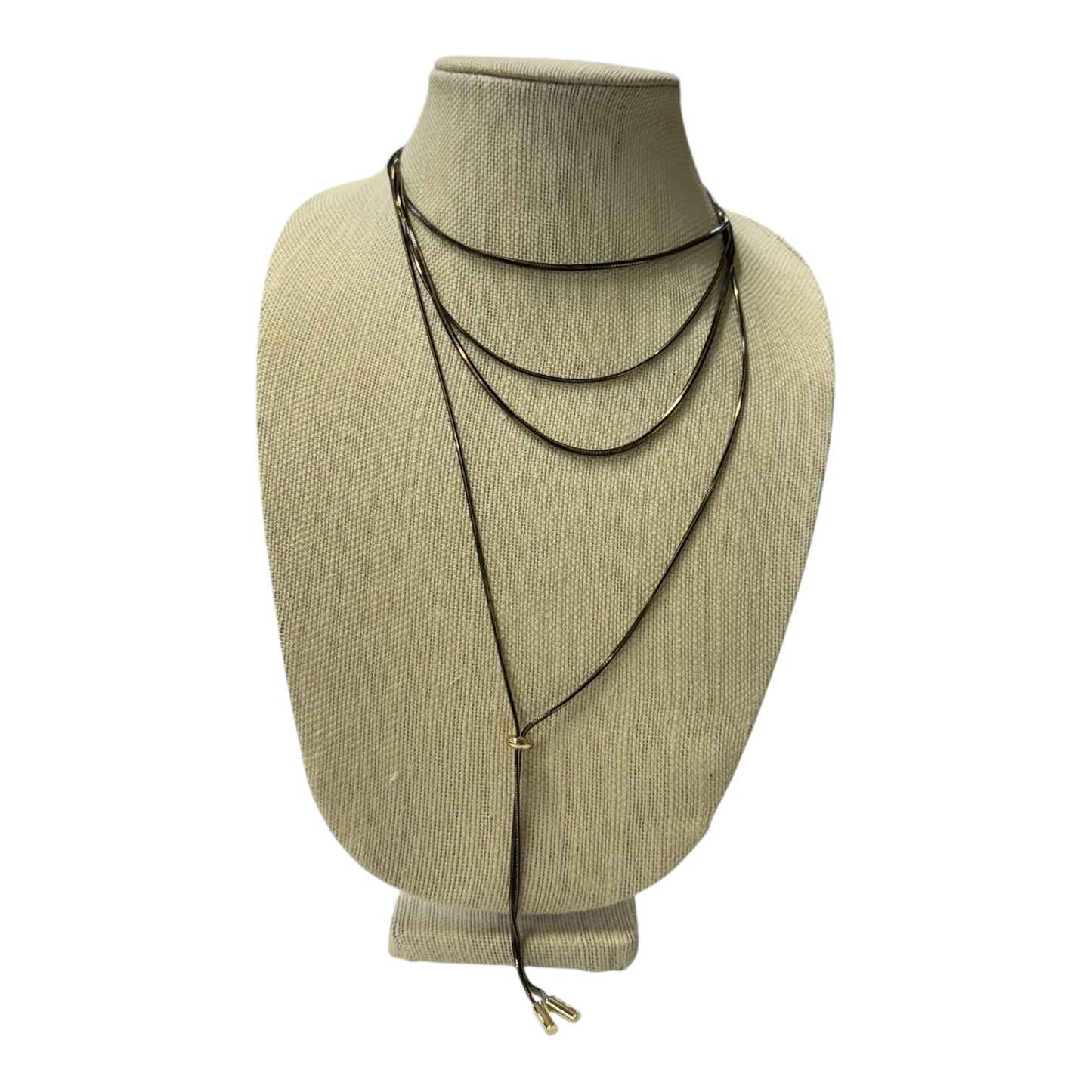 Necklace Layered In Bronze