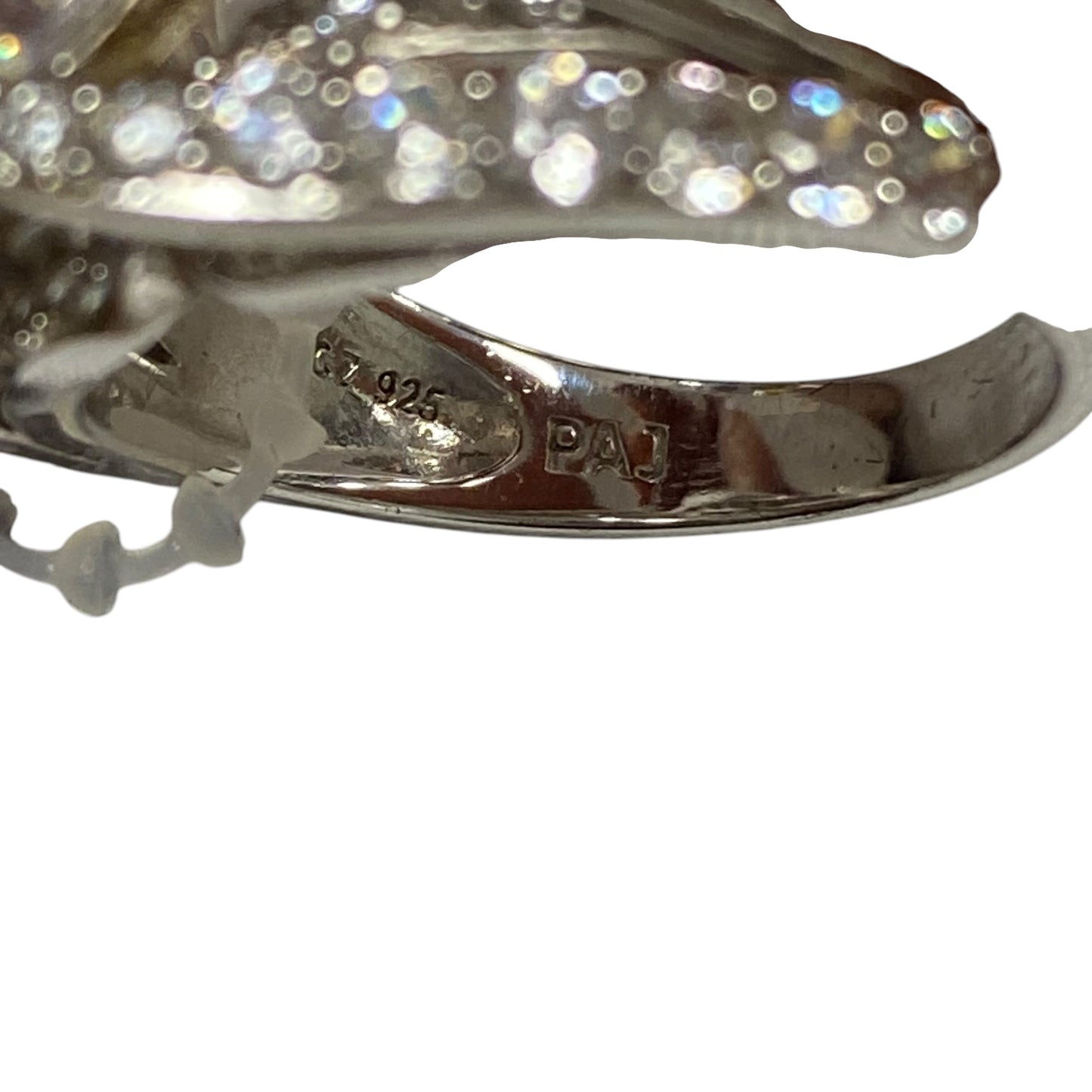 Ring Sterling Silver In Silver size 7.5