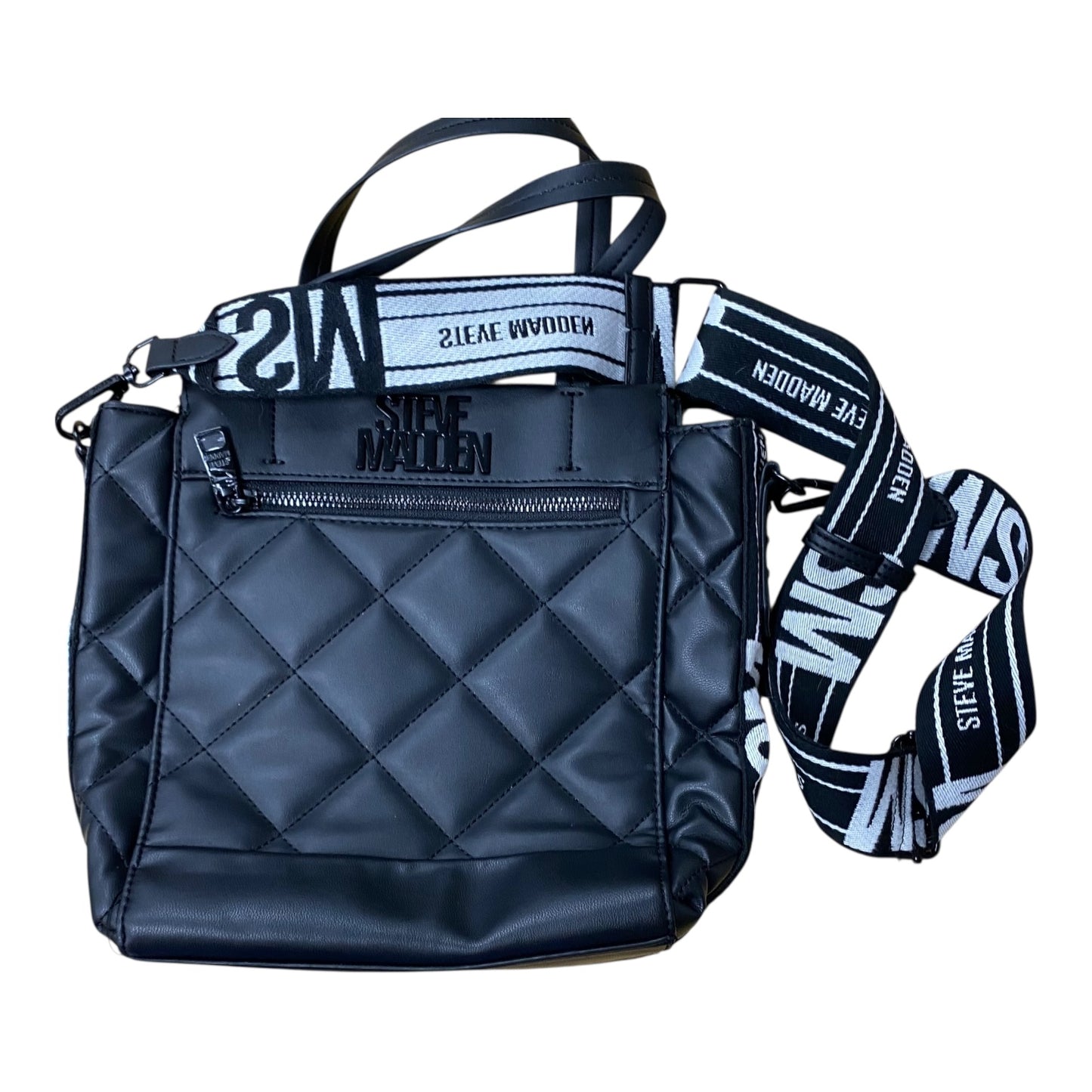 Handbag By Steve Madden In Black, Size:Small