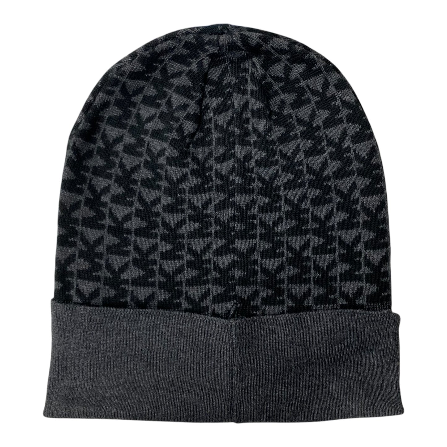 Hat Beanie By Michael By Michael Kors In Black & Grey