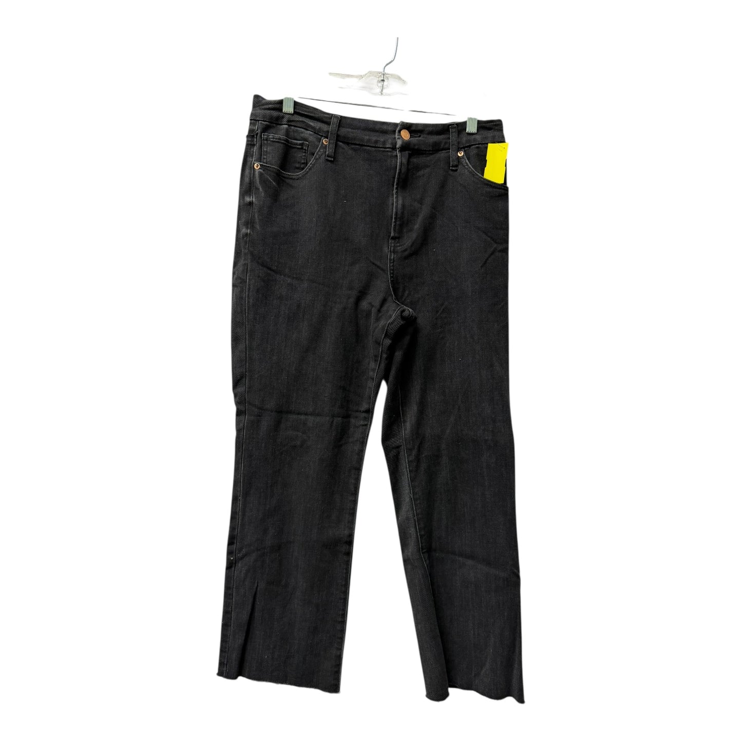 Jeans Cropped By Express In Black, Size:12