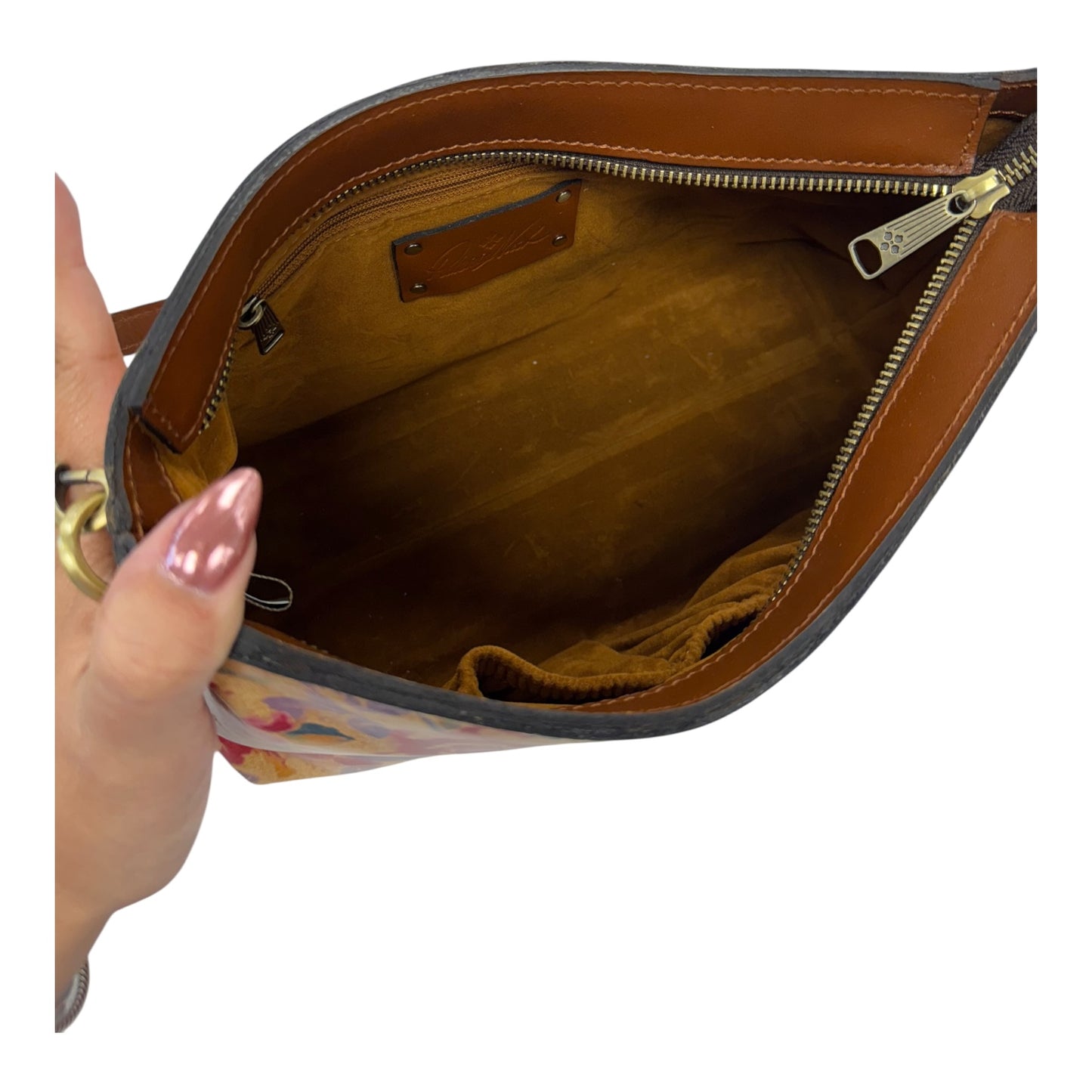 Handbag Designer By Patricia Nash In Brown, Size:Medium
