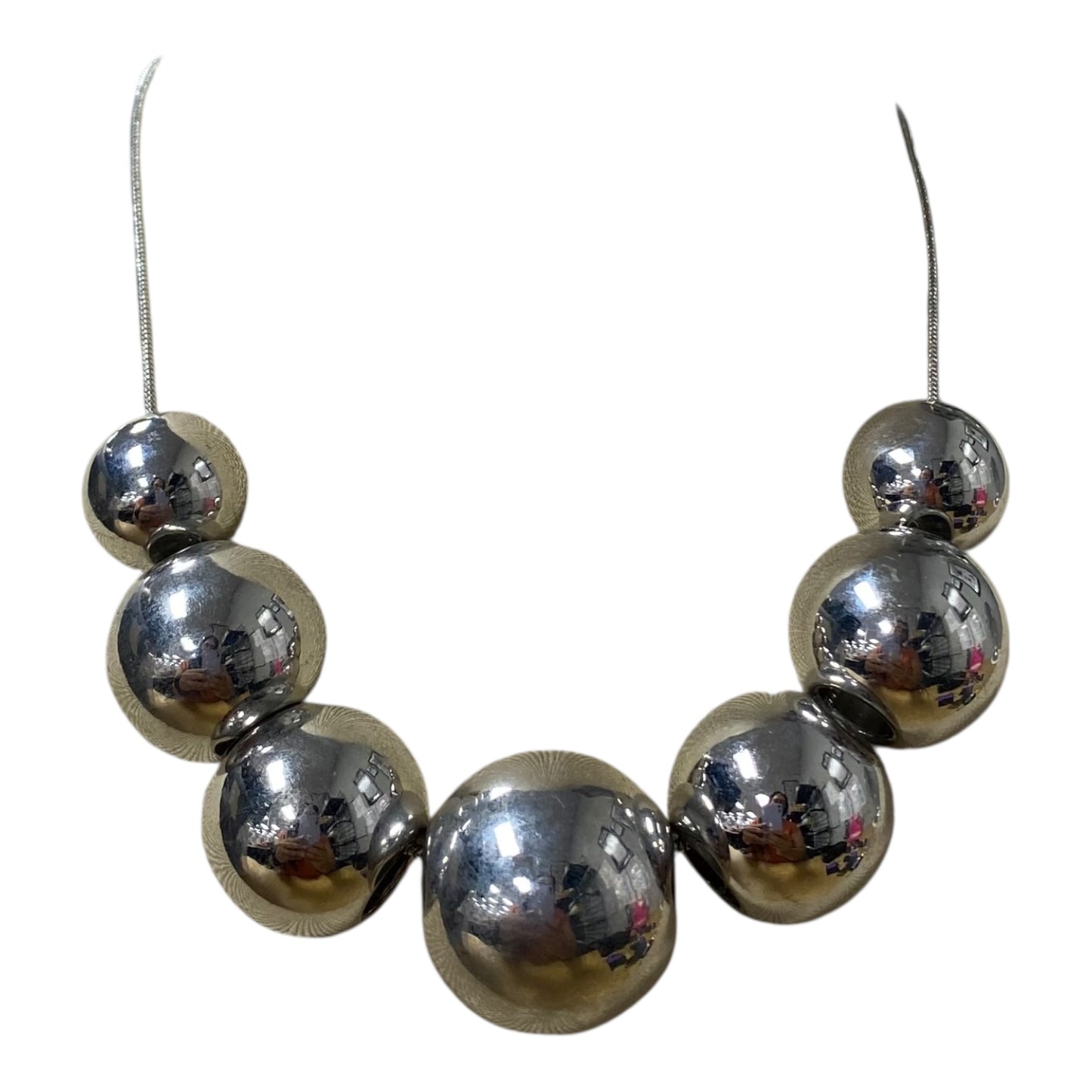 Necklace Statement By Express In Silver