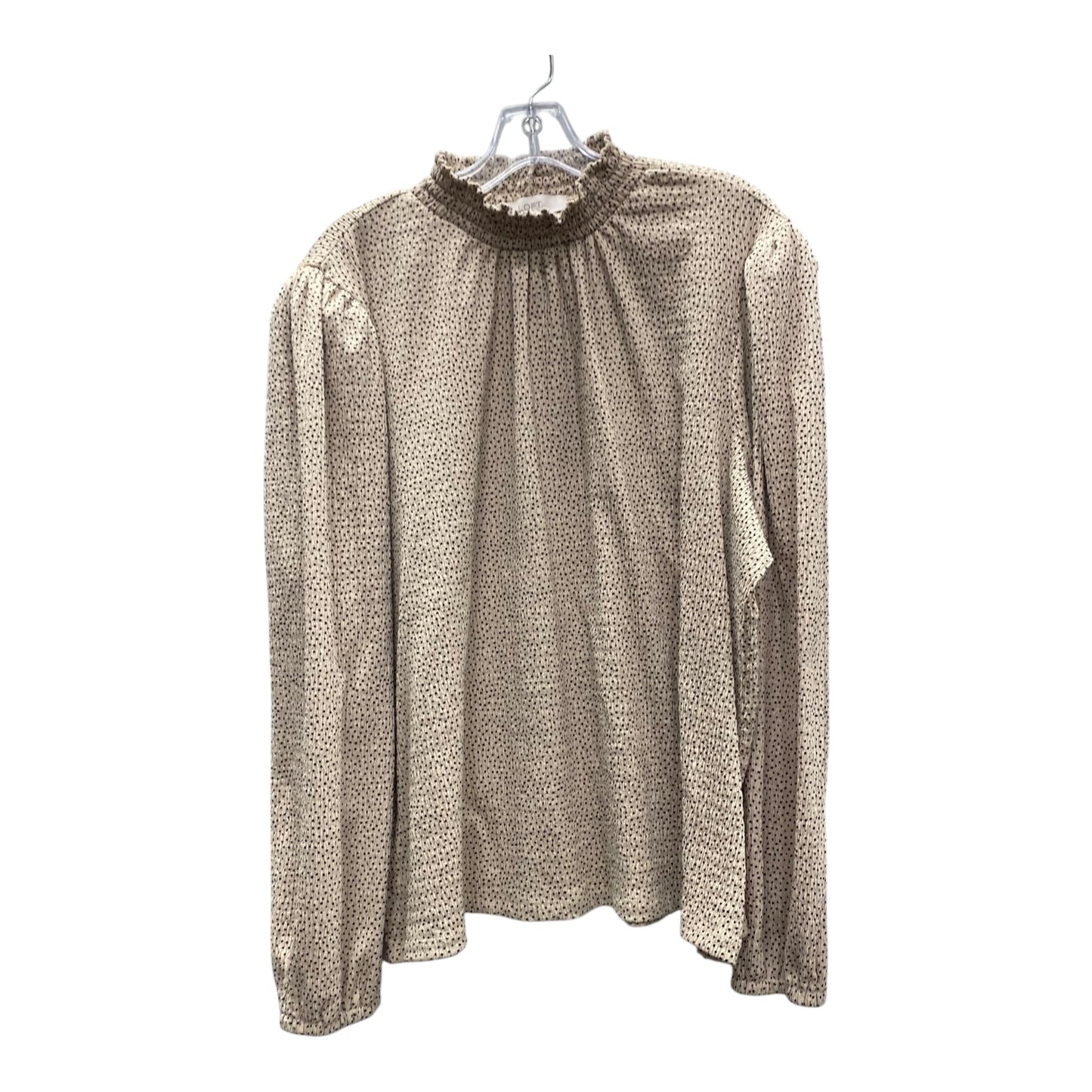 Top Ls By Loft In Black & Tan, Size:Xl