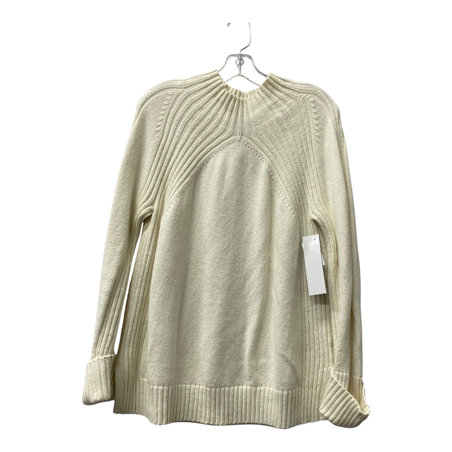 Sweater By Talbots In Ivory, Size:Lp