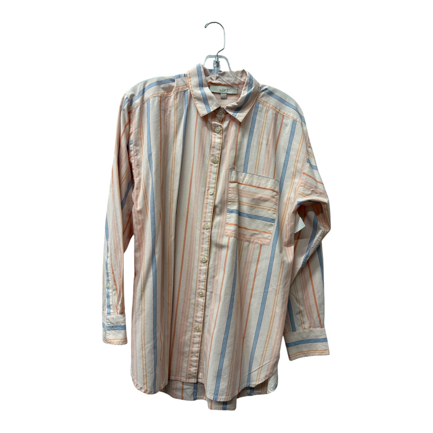 Top Ls By Loft In Plaid Pattern, Size:S