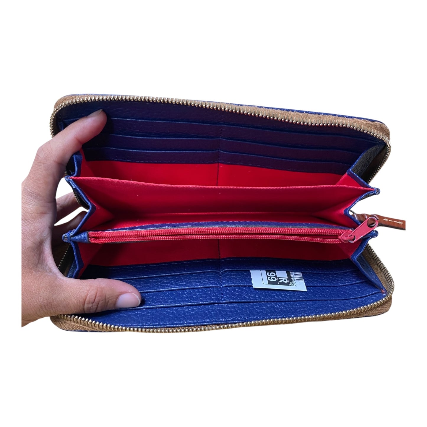 Wallet Designer By Dooney And Bourke In Blue, Size:Large